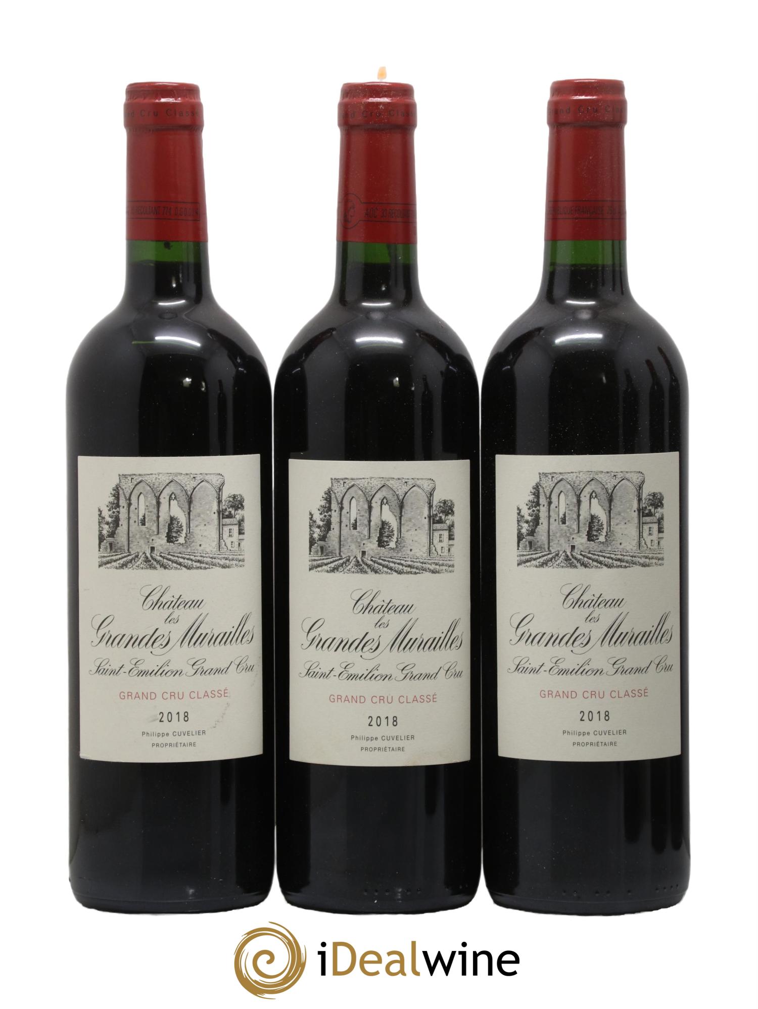 Château les Grandes Murailles Grand Cru Classé 2018 - Lot de 6 bouteilles - 2