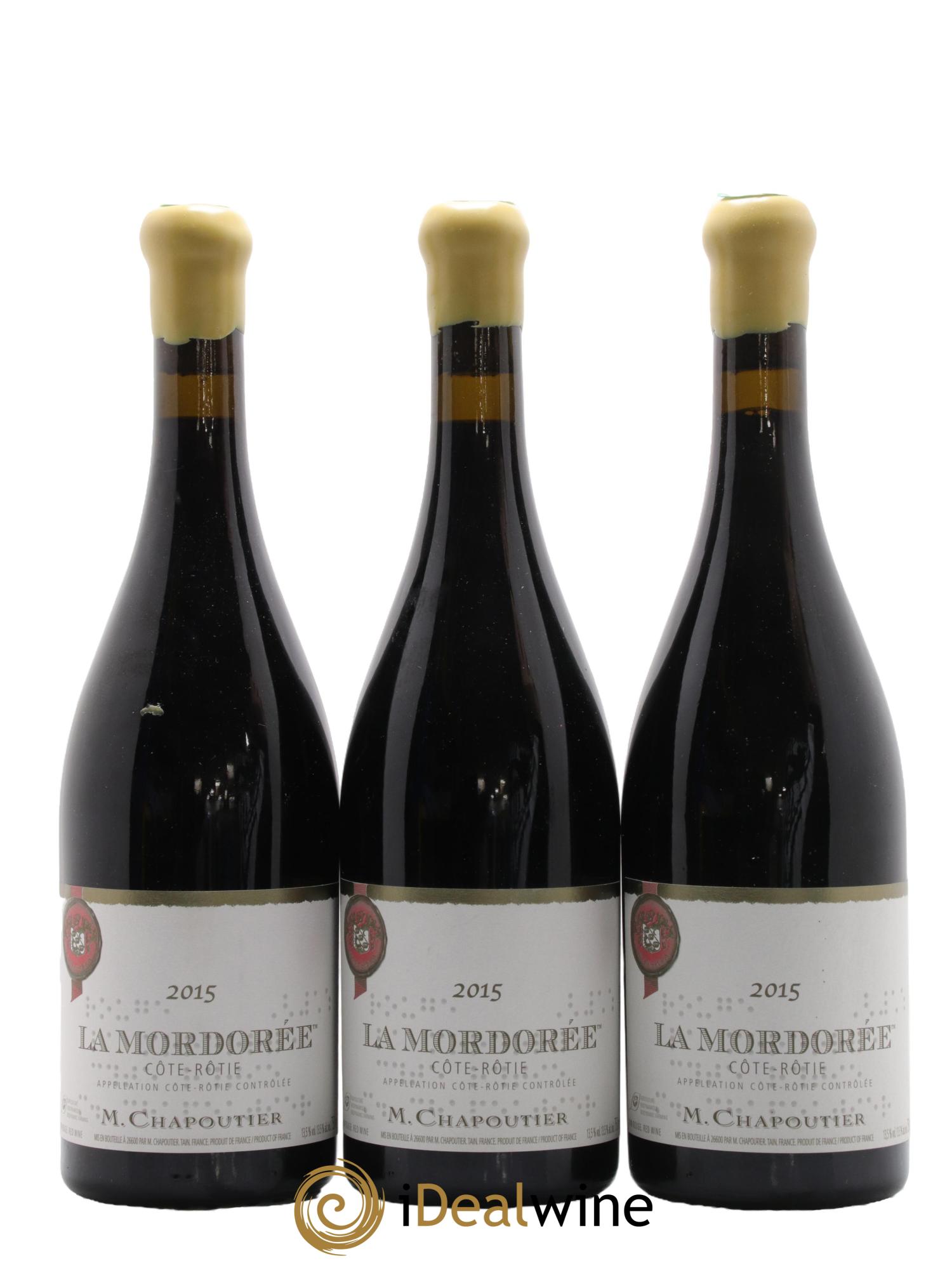 Côte-Rôtie La Mordorée Chapoutier 2015 - Posten von 6 Flaschen - 2