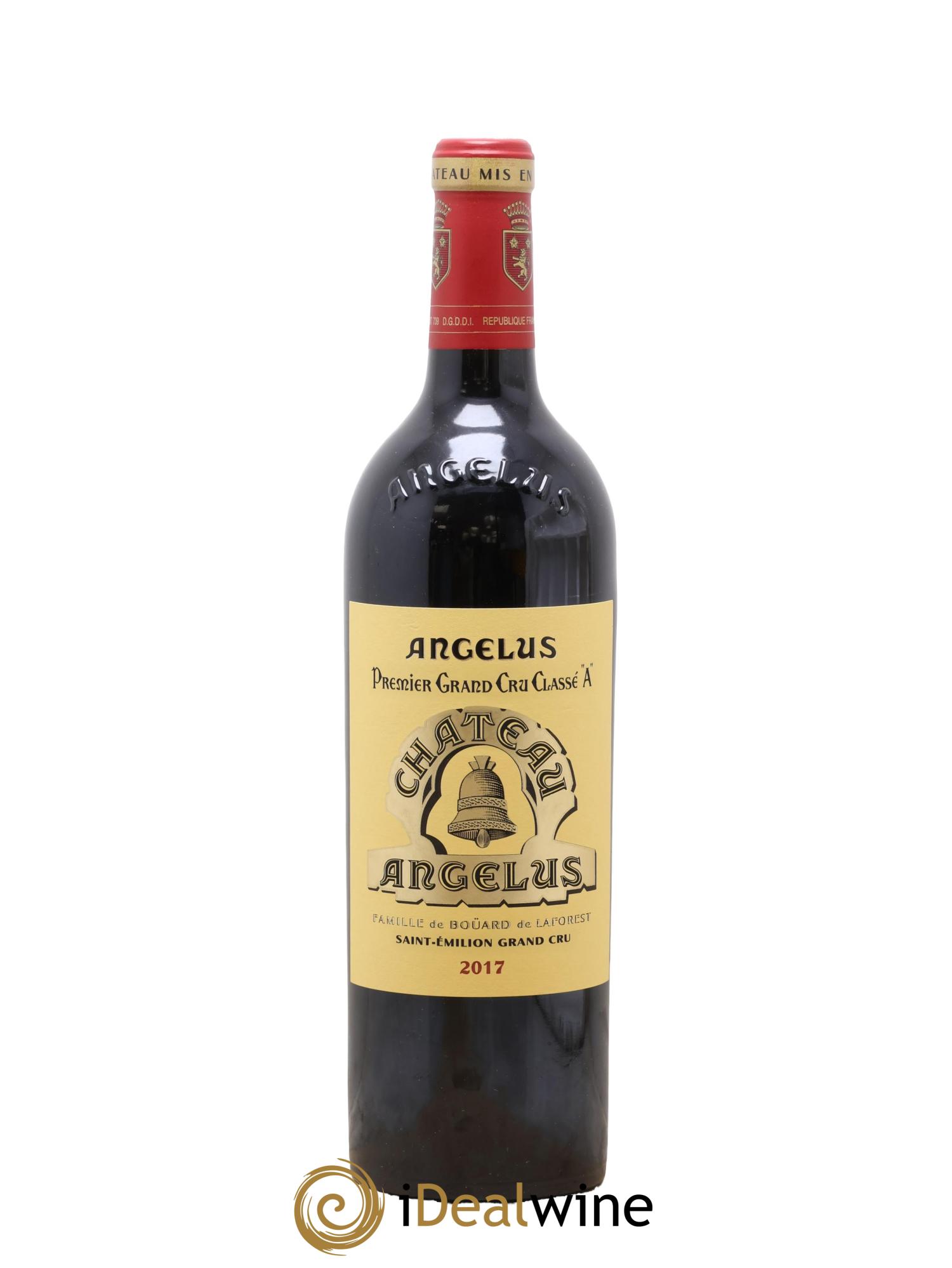 Château Angélus 1er Grand Cru Classé A 2017 - Lot de 1 bouteille - 0