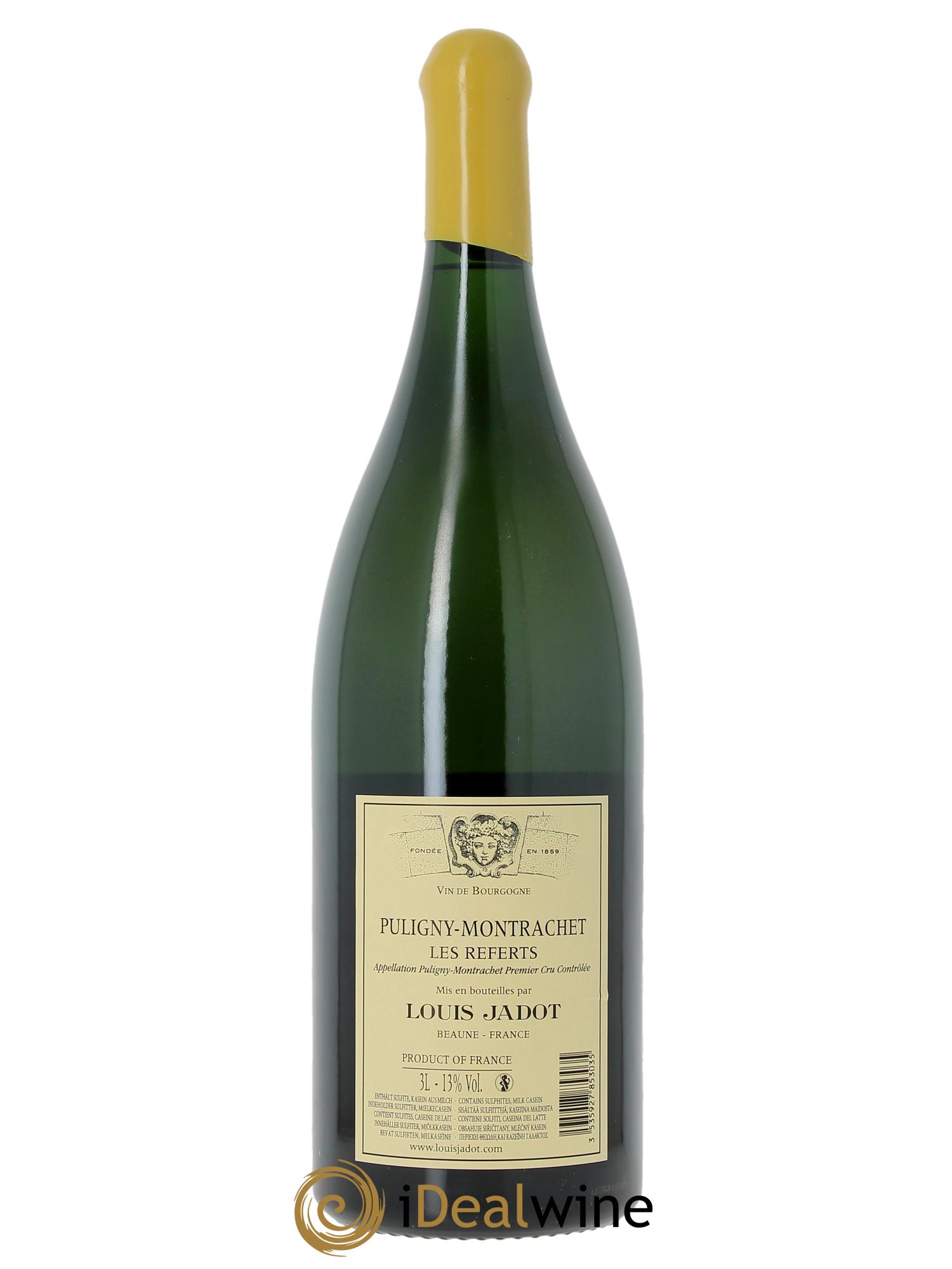 Puligny-Montrachet 1er Cru Les Referts Maison Louis Jadot 2022 - Lotto di 1 jéroboam - 2