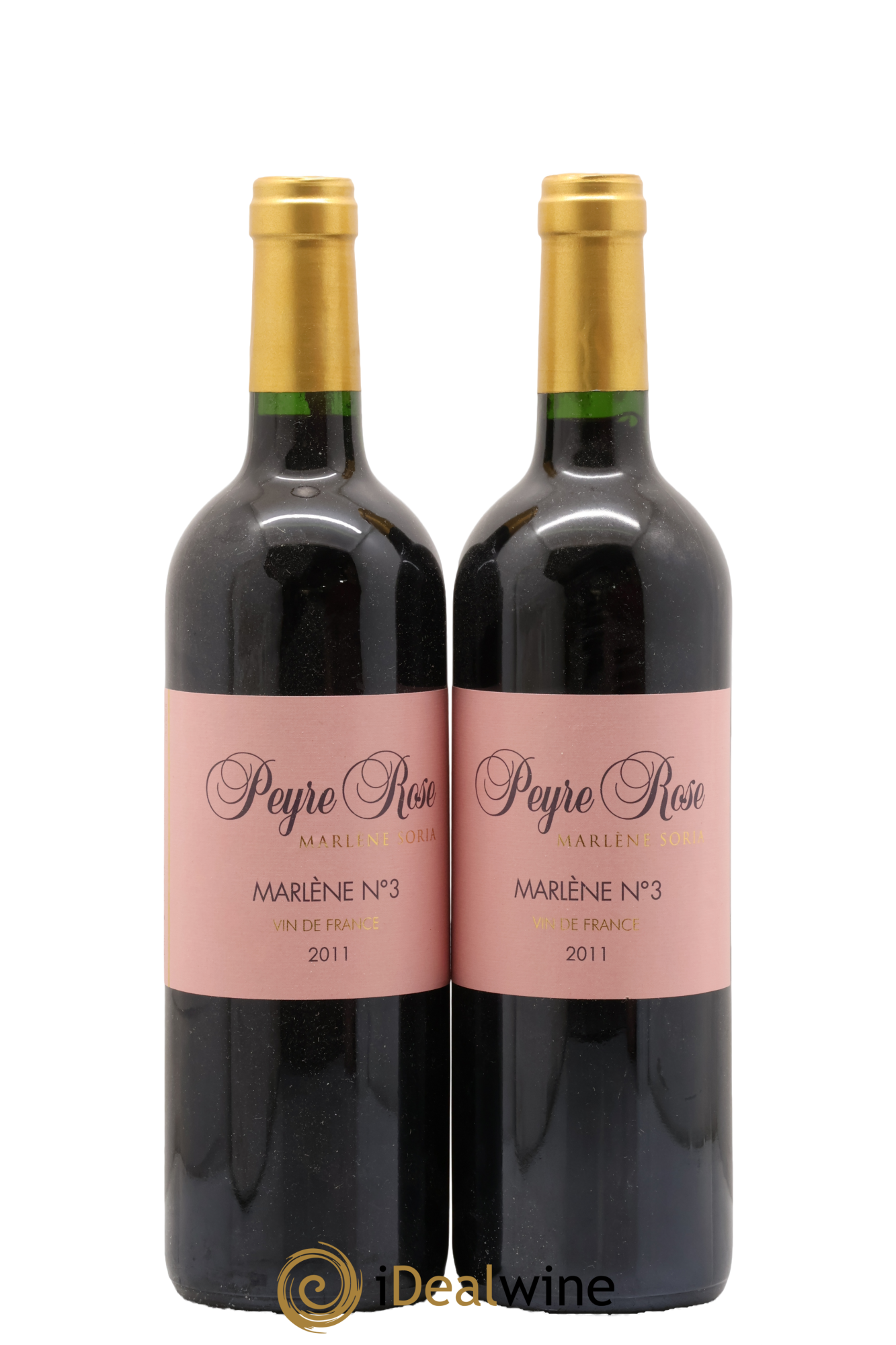 Vin de France (anciennement Coteaux du Languedoc) Peyre Rose Marlène n°3 Marlène Soria 2011 - Lot de 2 bouteilles - 0