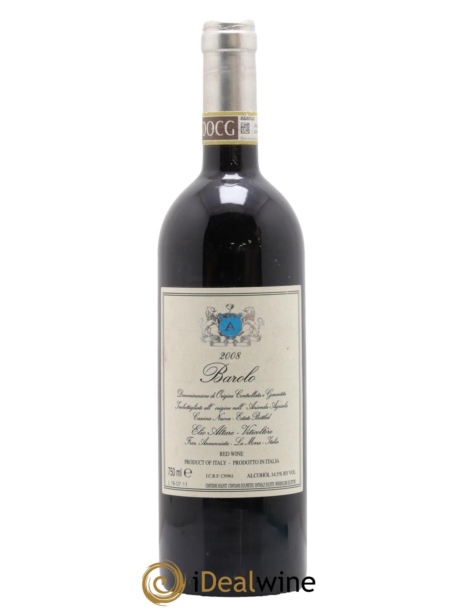 Barolo DOCG Elio Altare 2008 - Lot of 1 bottle - 0