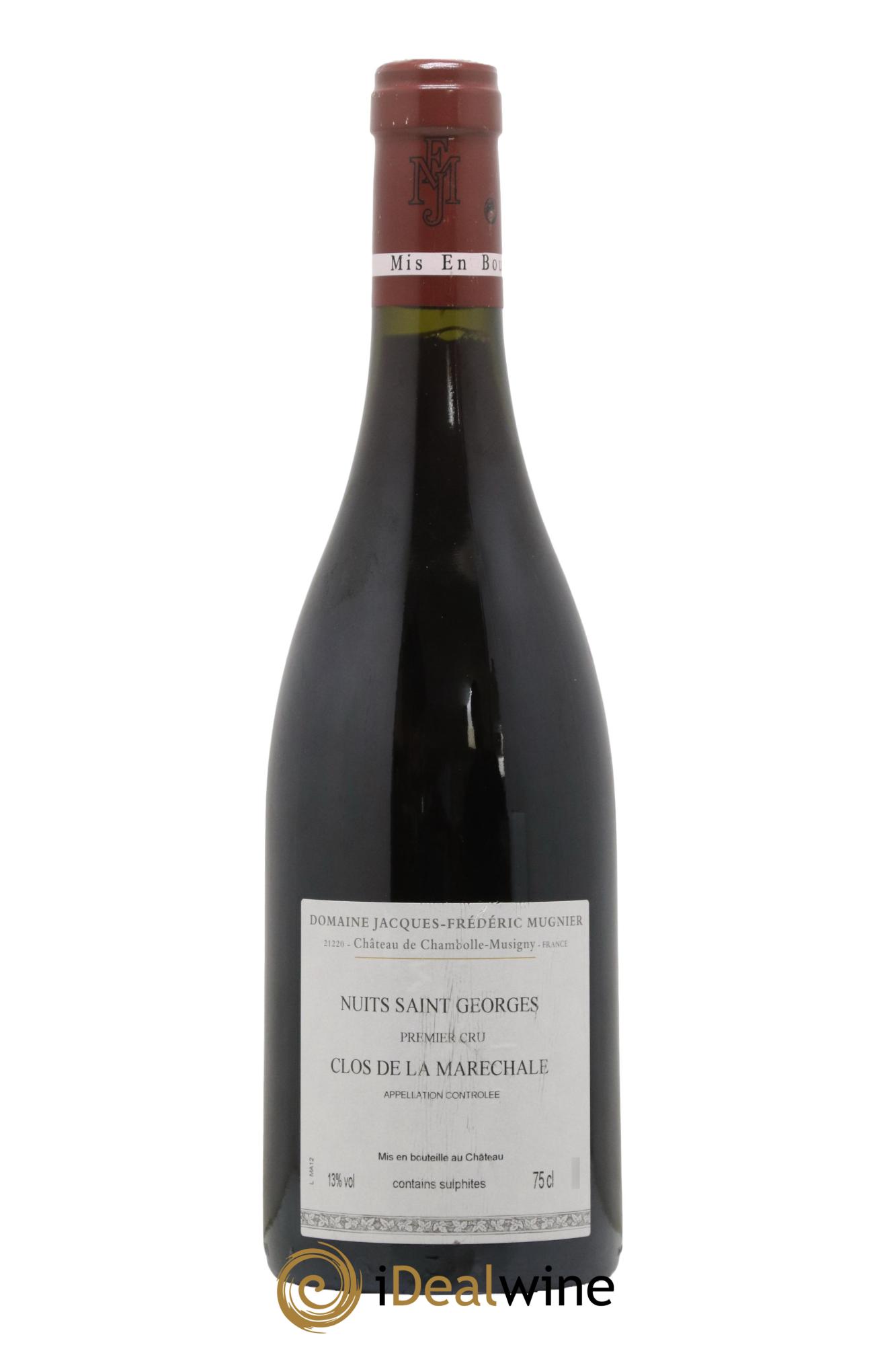Nuits-Saint-Georges 1er Cru Clos de La Maréchale Jacques-Frédéric Mugnier 2012 - Posten von 1 Flasche - 1