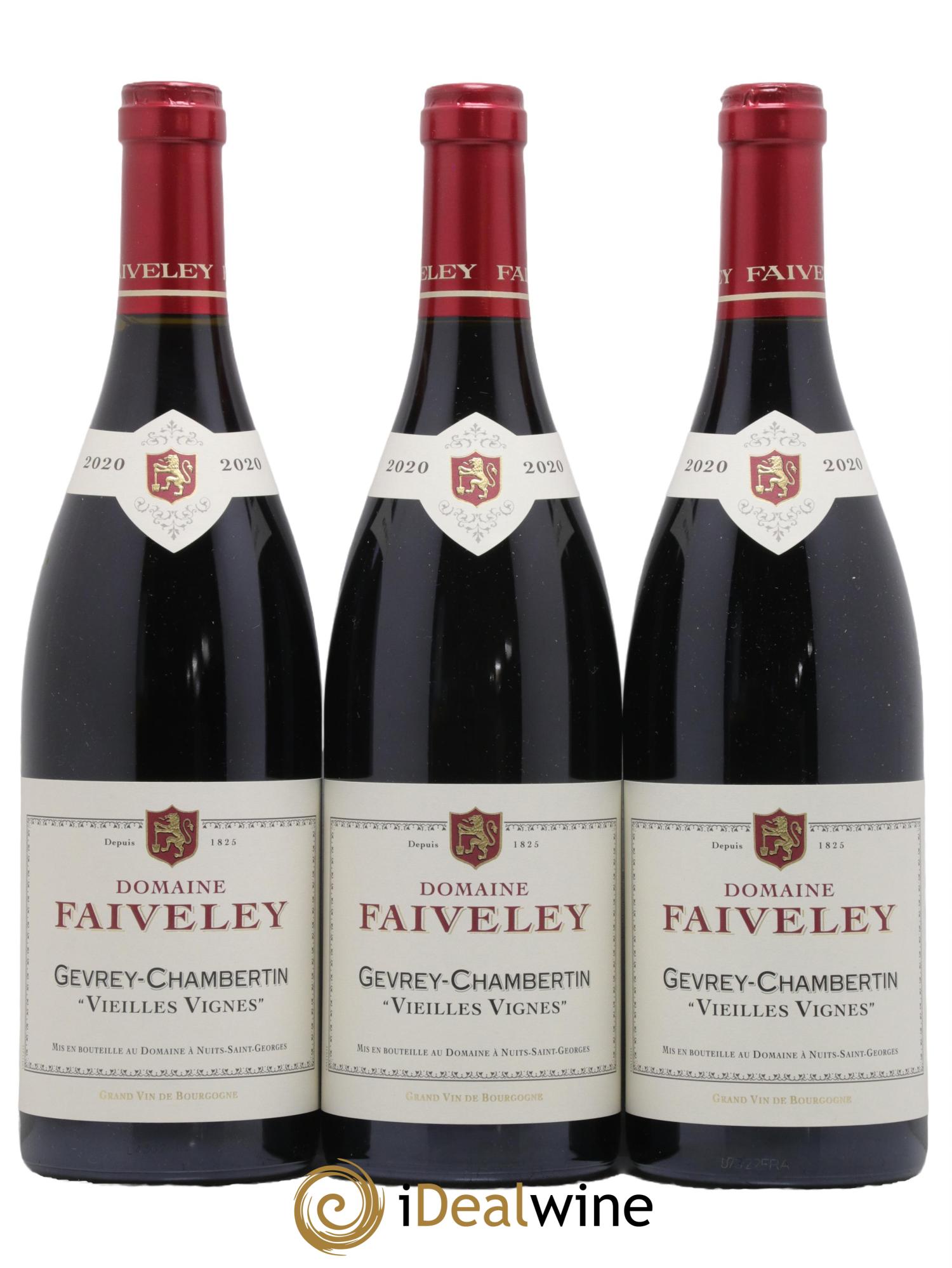 Gevrey-Chambertin Vieilles Vignes Faiveley 2020 - Lot de 3 bouteilles - 0