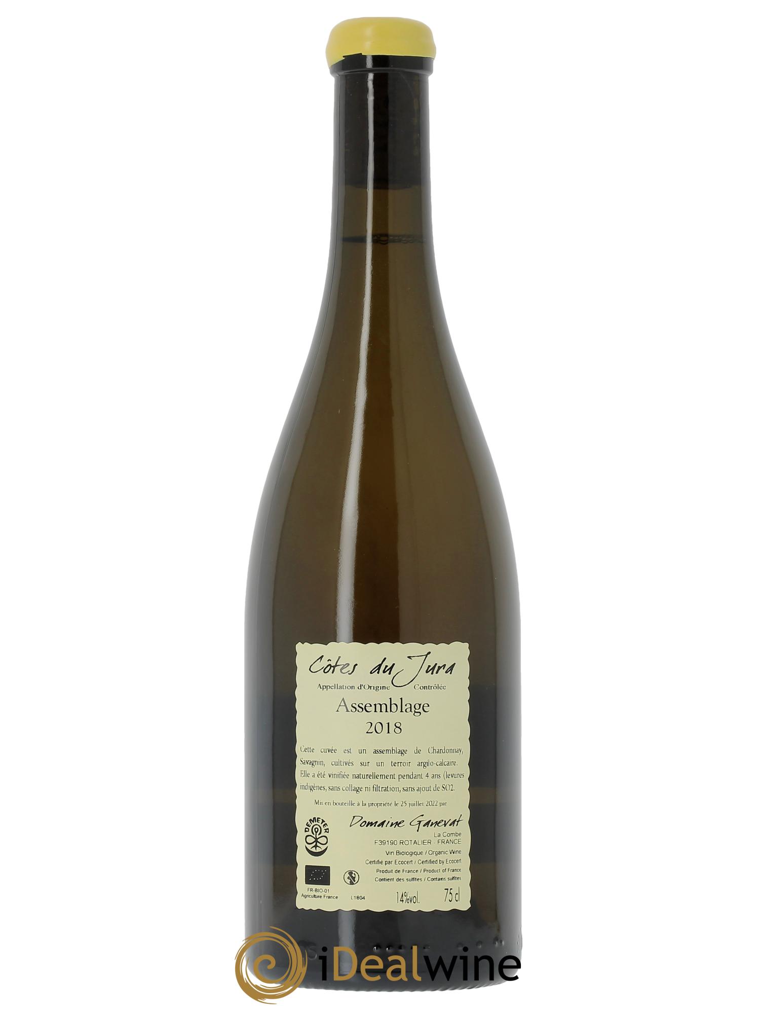 Côtes du Jura Cuvée Orégane Jean-François Ganevat (Domaine)  2018 - Lot of 1 bottle - 1