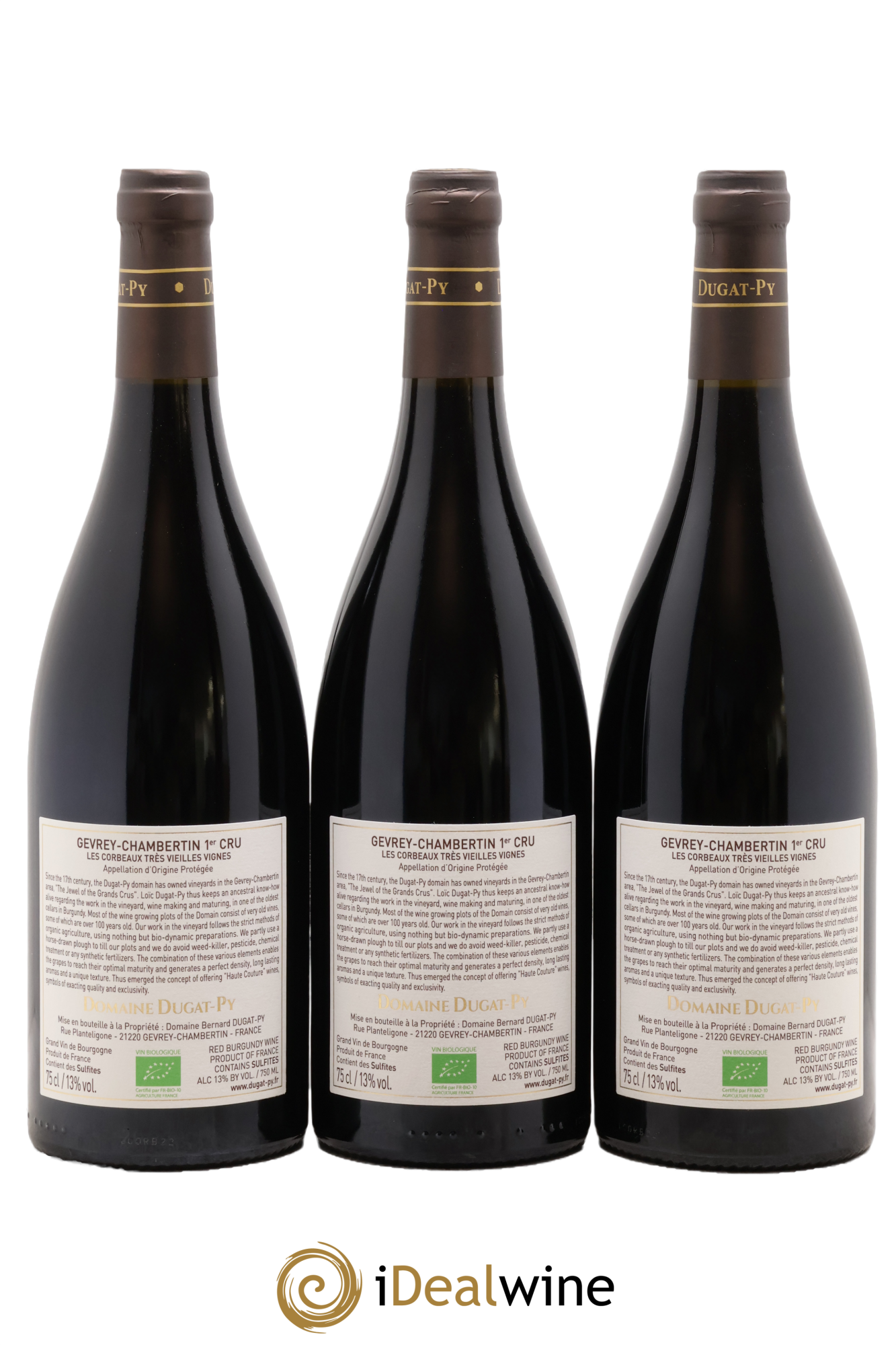 Gevrey-Chambertin 1er Cru Les Corbeaux Très Vieilles Vignes Dugat-Py 2022 - Lot of 3 bottles - 1