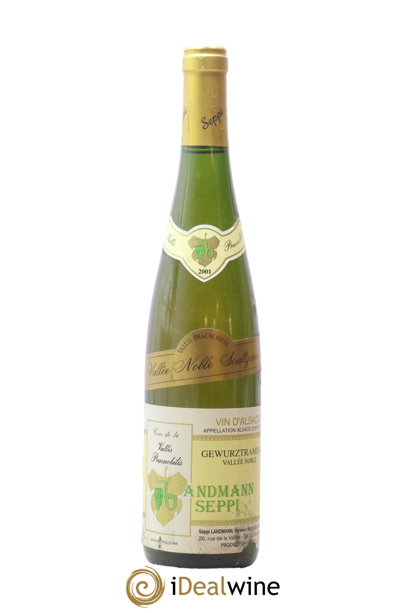Alsace Gewurtztraminer Vallée Noble Soultzmatt Vallis Praenobilis Seppi Landmann 2001 - Lot of 1 bottle - 0