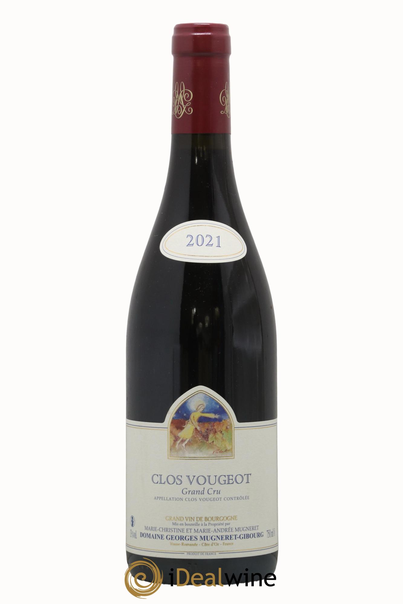 Clos de Vougeot Grand Cru Mugneret-Gibourg (Domaine) 2021 - Lot de 1 bouteille - 0