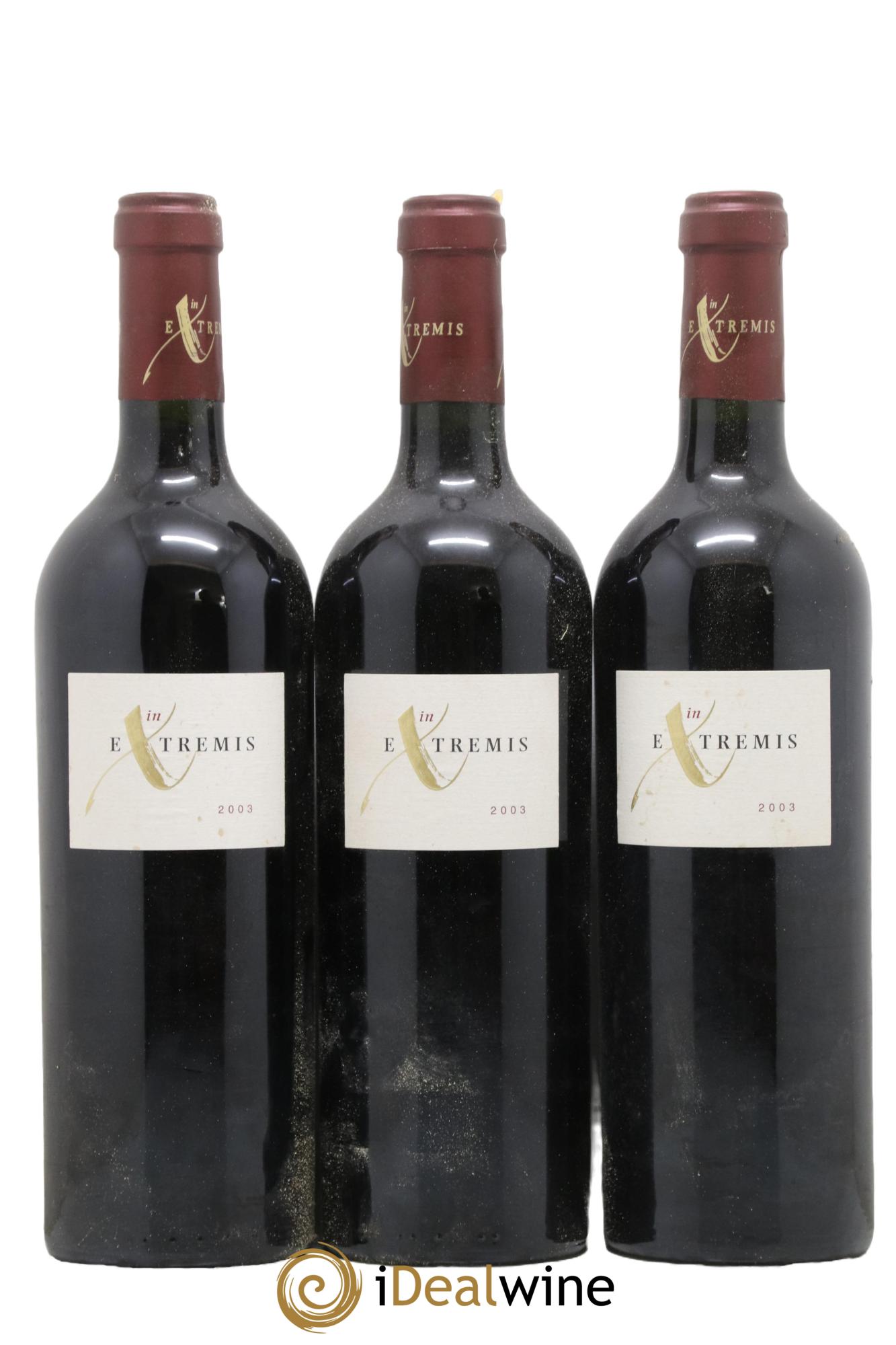 Minervois Cuvée In Extremis Château D'Angel 2003 - Lot de 3 bouteilles - 0