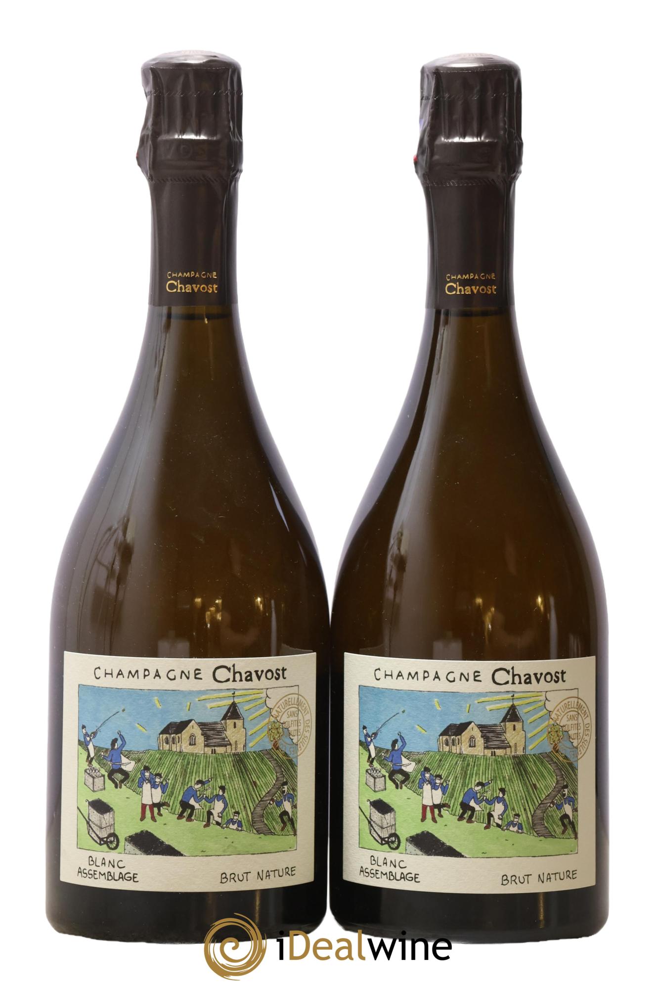 Blanc de Chardonnay Brut Nature Chavost - Posten von 2 Flaschen - 0