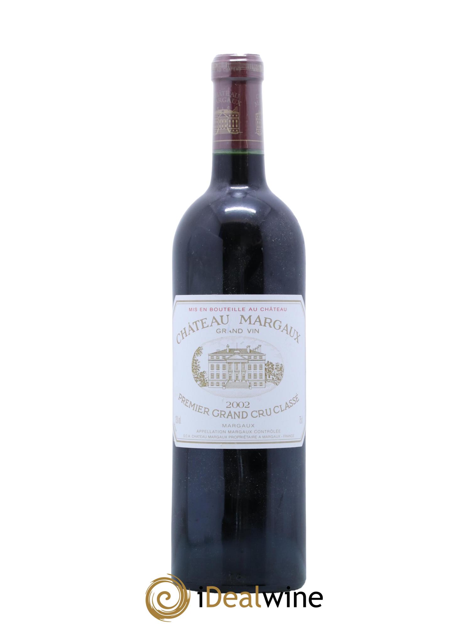 Château Margaux 1er Grand Cru Classé 2002 - Lot de 1 bouteille - 0