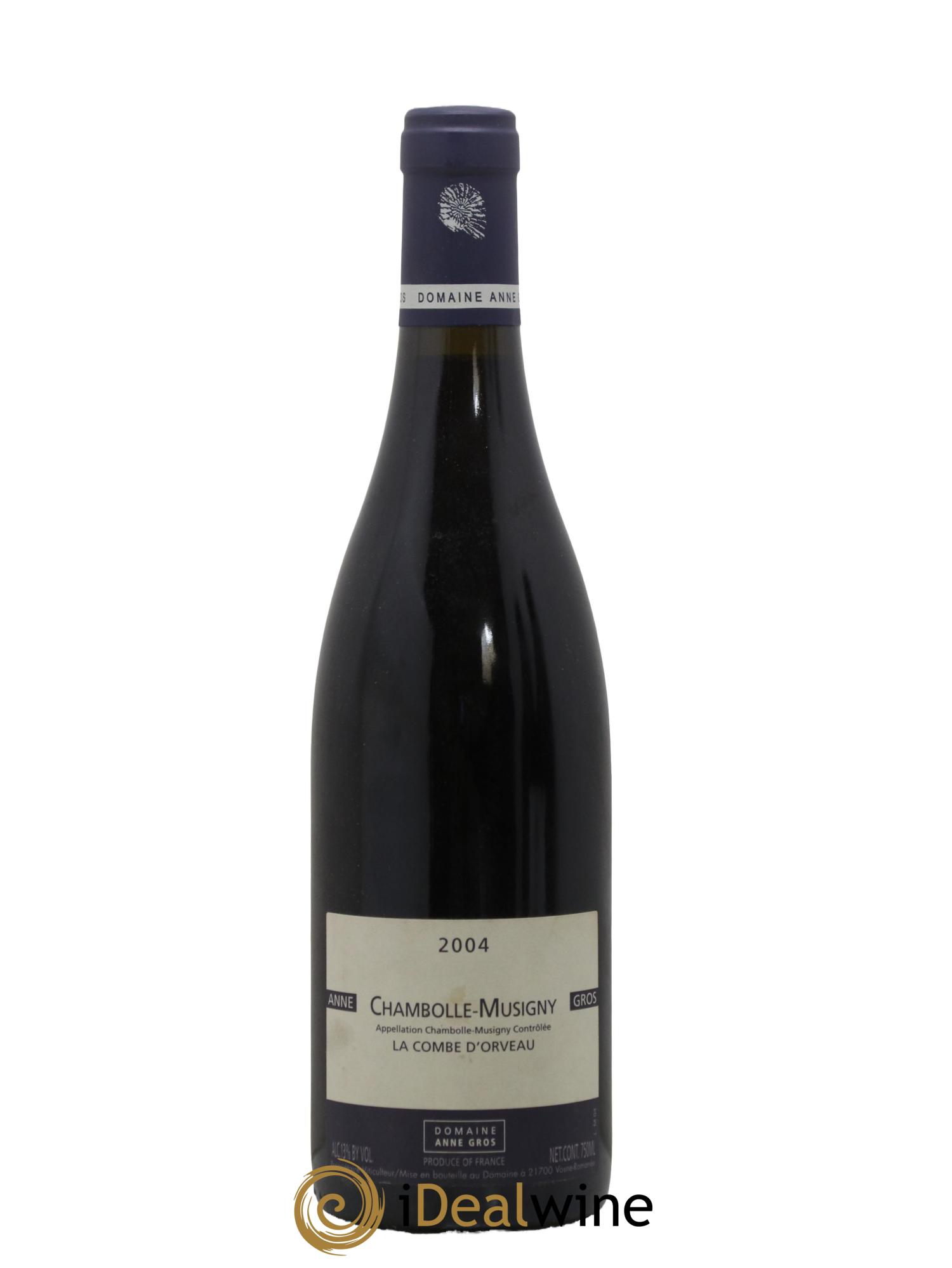 Chambolle-Musigny La Combe d'Orveau Anne Gros 2004 - Lot de 1 bouteille - 0