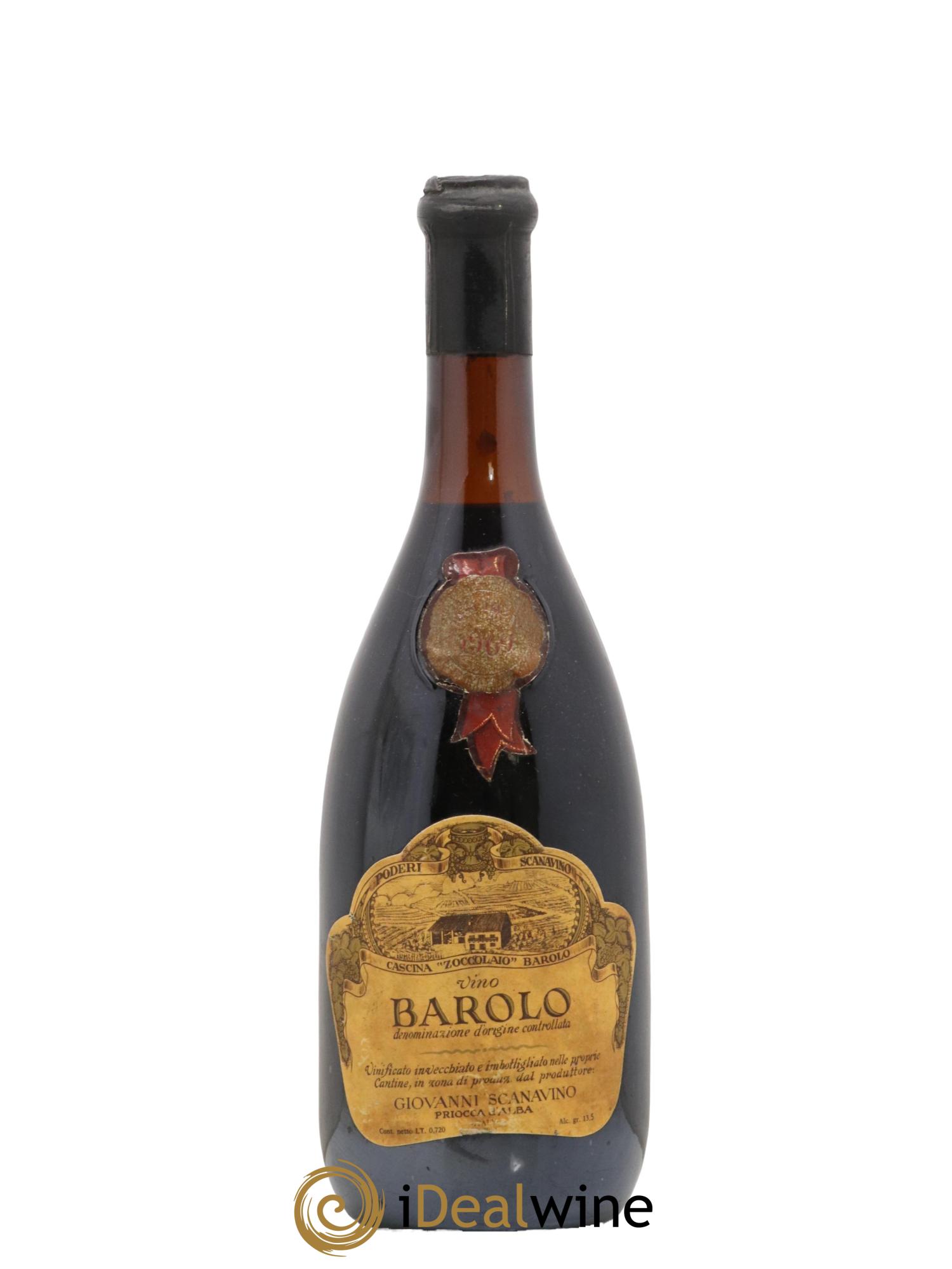 Barbaresco DOCG Scanavino 1969 - Posten von 1 Flasche - 0