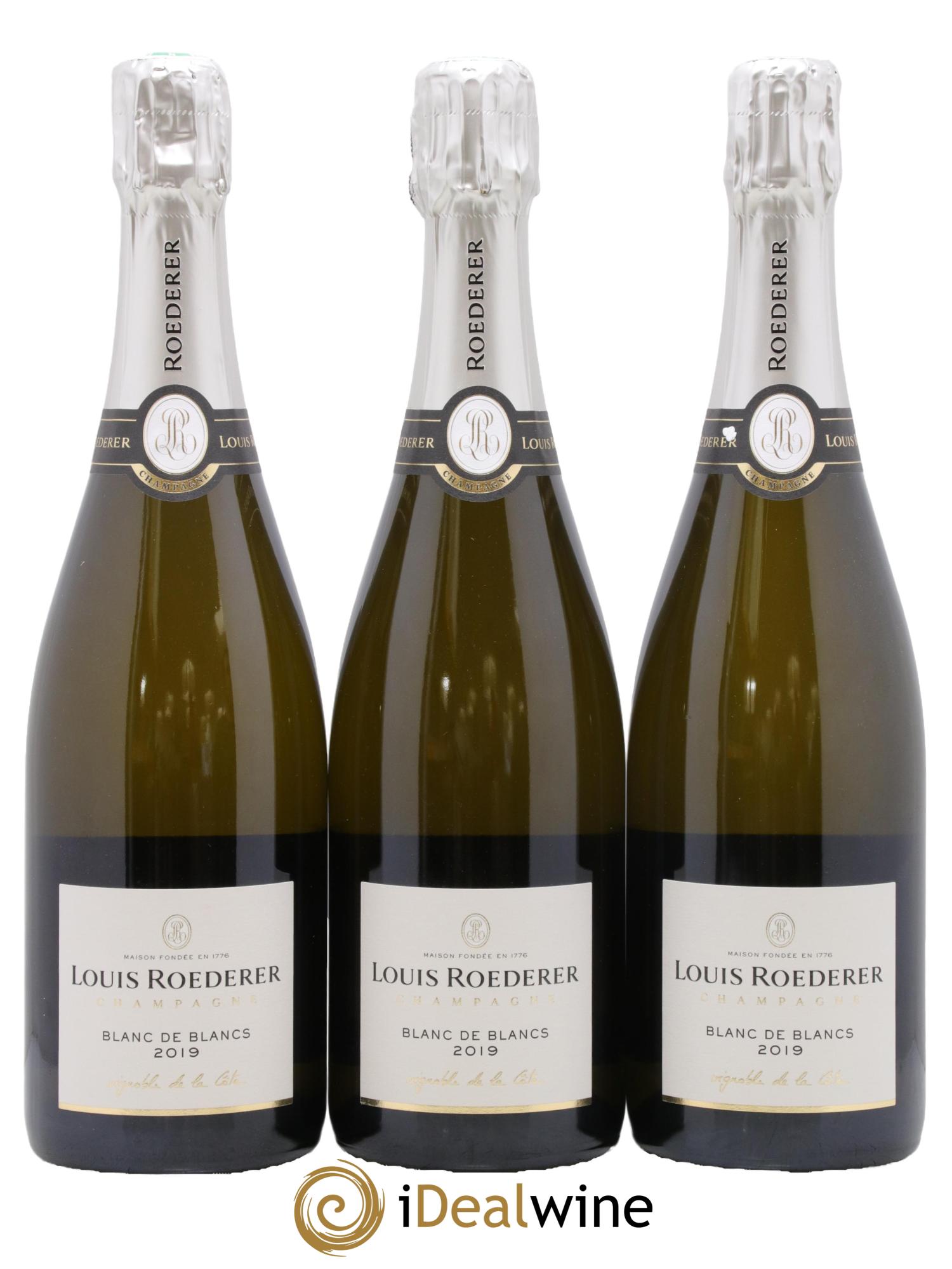 Blanc de Blancs Brut Louis Roederer 2019 - Lot de 3 bouteilles - 0