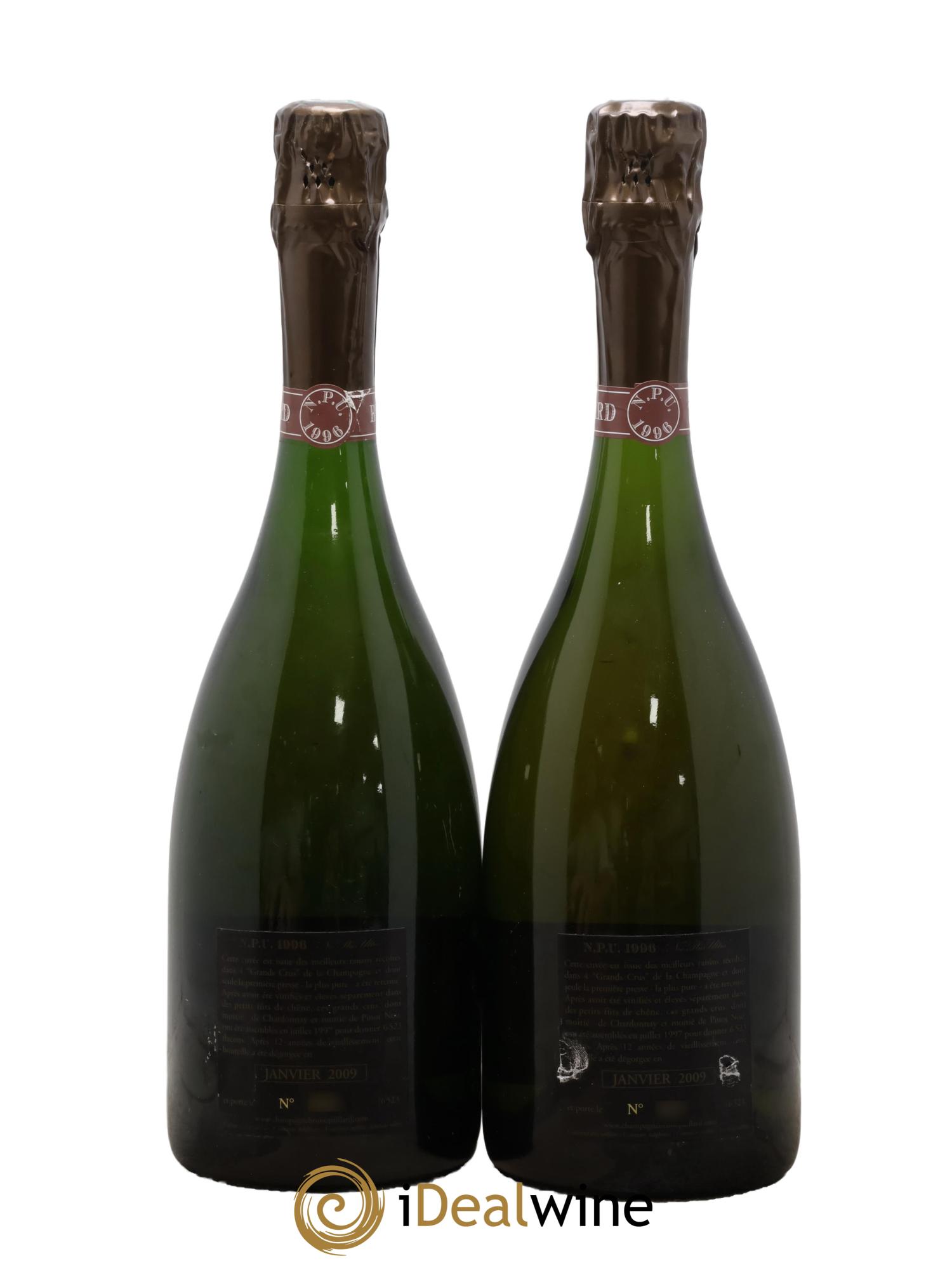 NPU Extra-Brut Bruno Paillard 1996 - Lot of 2 bottles - 1