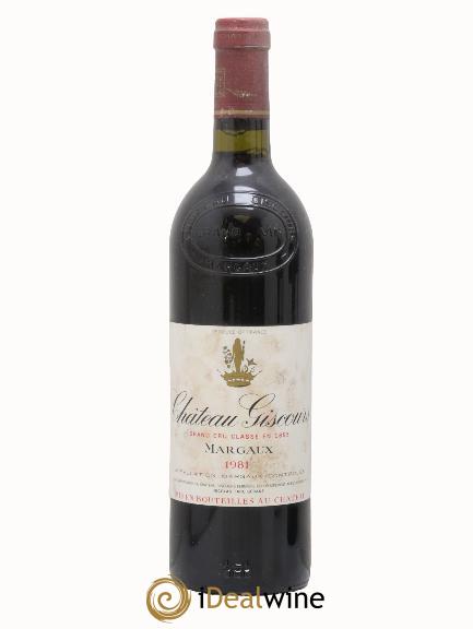 Château Giscours 3ème Grand Cru Classé 1981 - Lotto di 1 bottiglia - 0