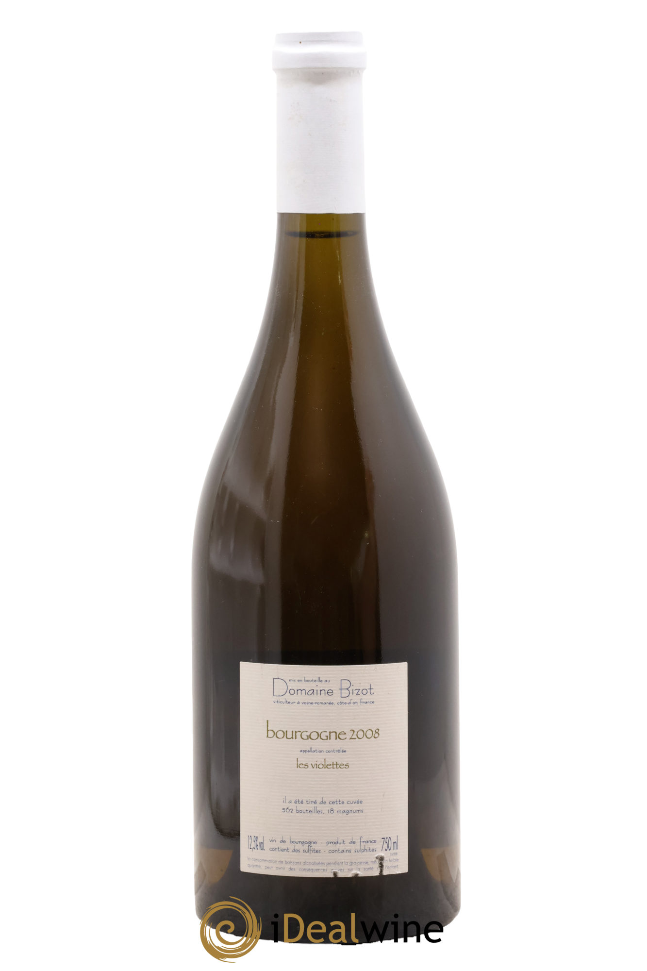 Bourgogne Les Violettes Bizot (Domaine) 2008 - Lot de 1 bouteille - 1