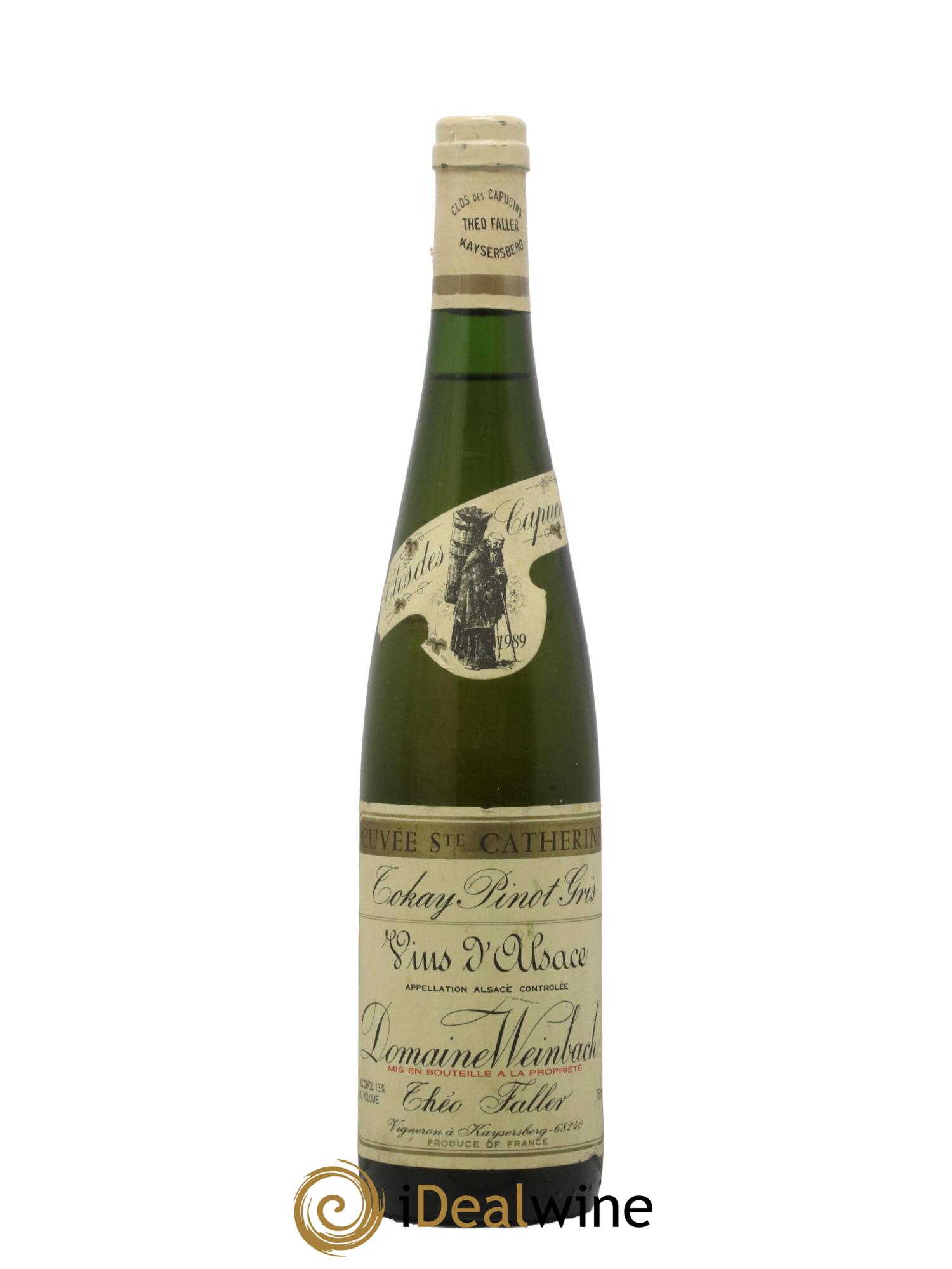 Alsace Pinot Gris Cuvée Sainte Catherine Weinbach (Domaine) 1989 - Posten von 1 Flasche - 0