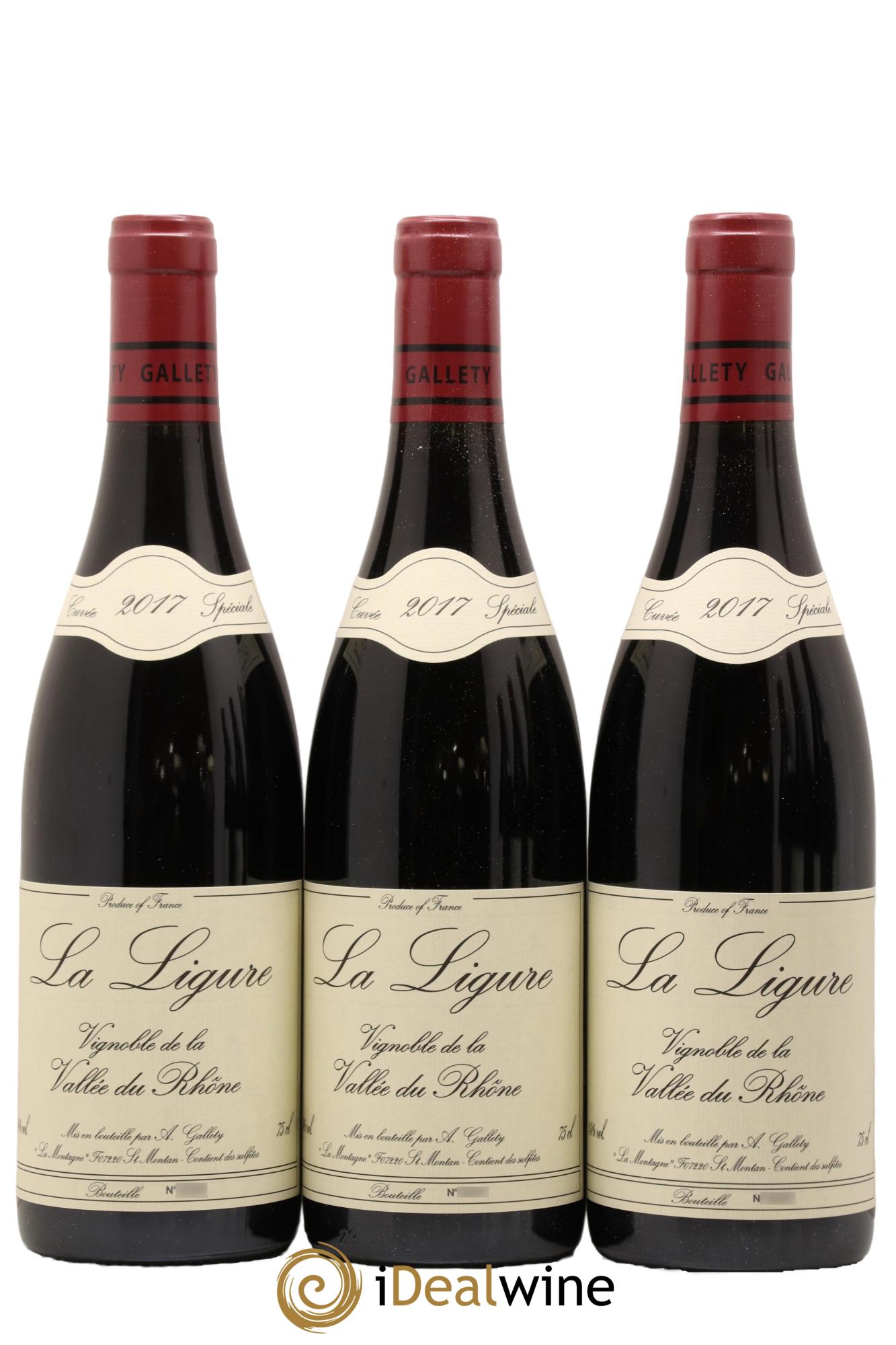 Côtes du Vivarais La Ligure Gallety (Domaine) 2017 - Lot de 6 bouteilles - 1