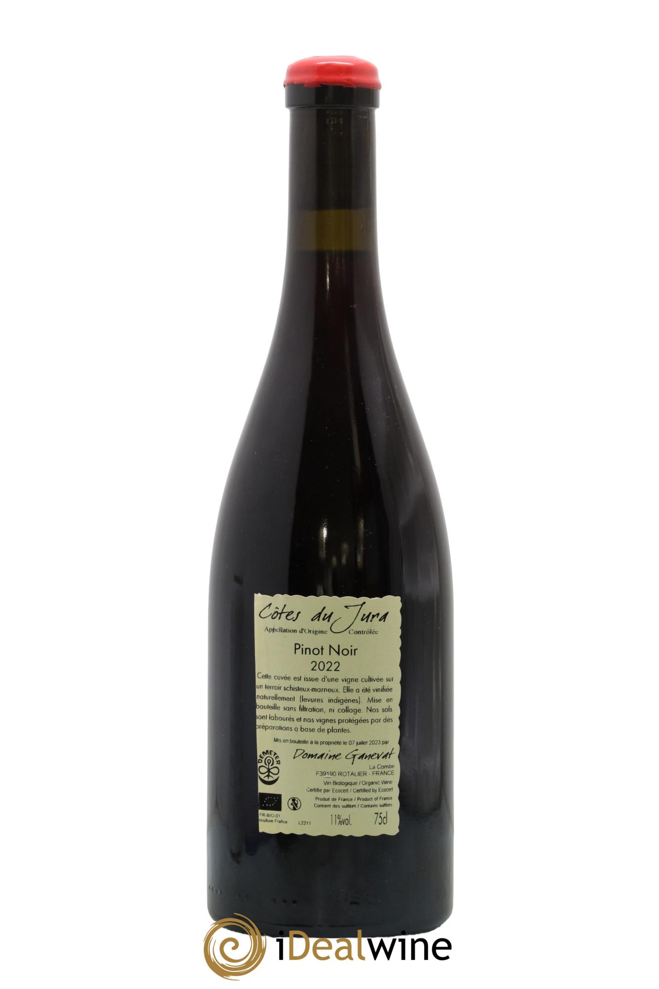 Côtes du Jura Pinot Noir En Billat  Jean-François Ganevat (Domaine) 2022 - Lot de 1 bouteille - 1