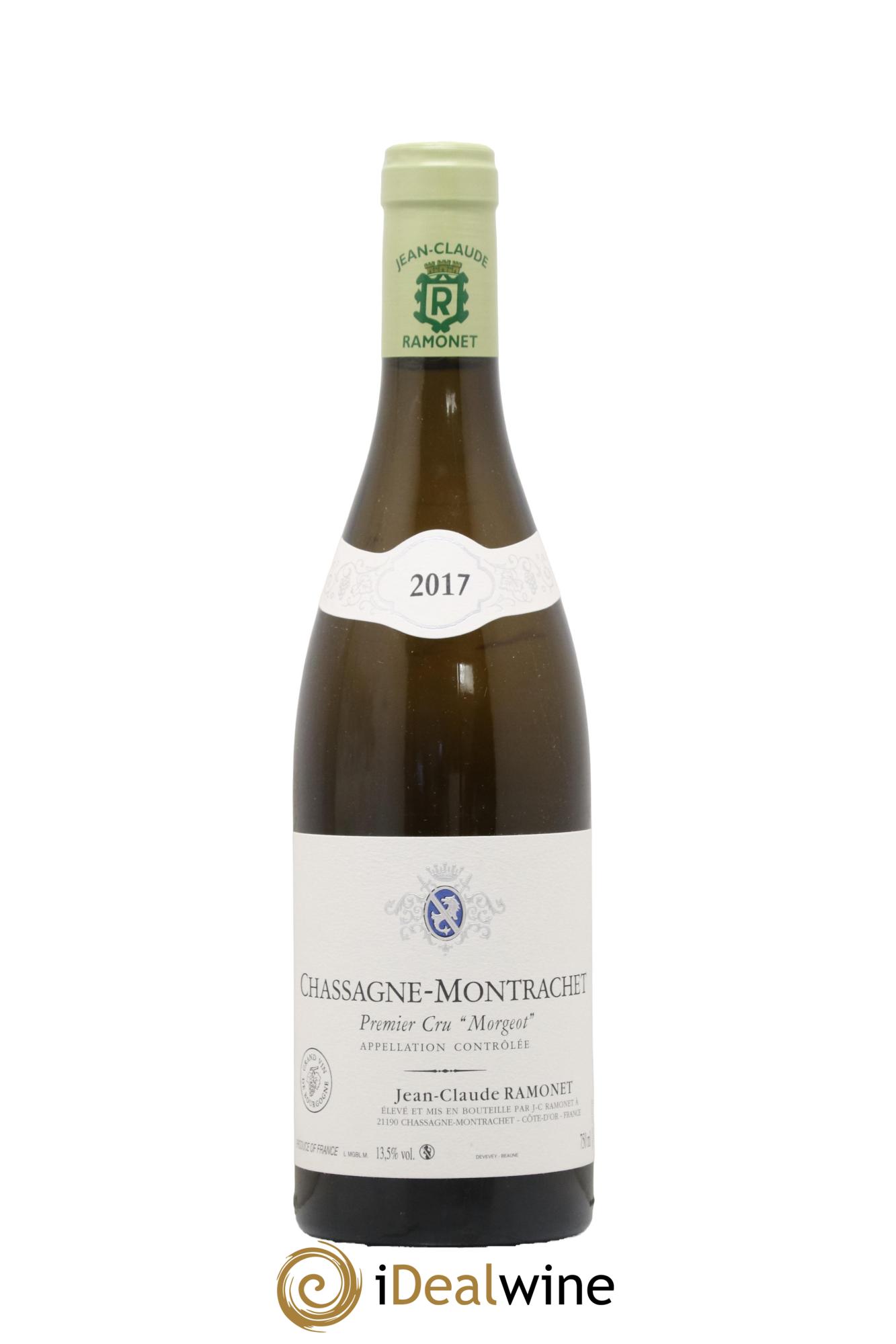 Chassagne-Montrachet 1er Cru Morgeot Ramonet (Domaine) 2017 - Lot de 1 bouteille - 0