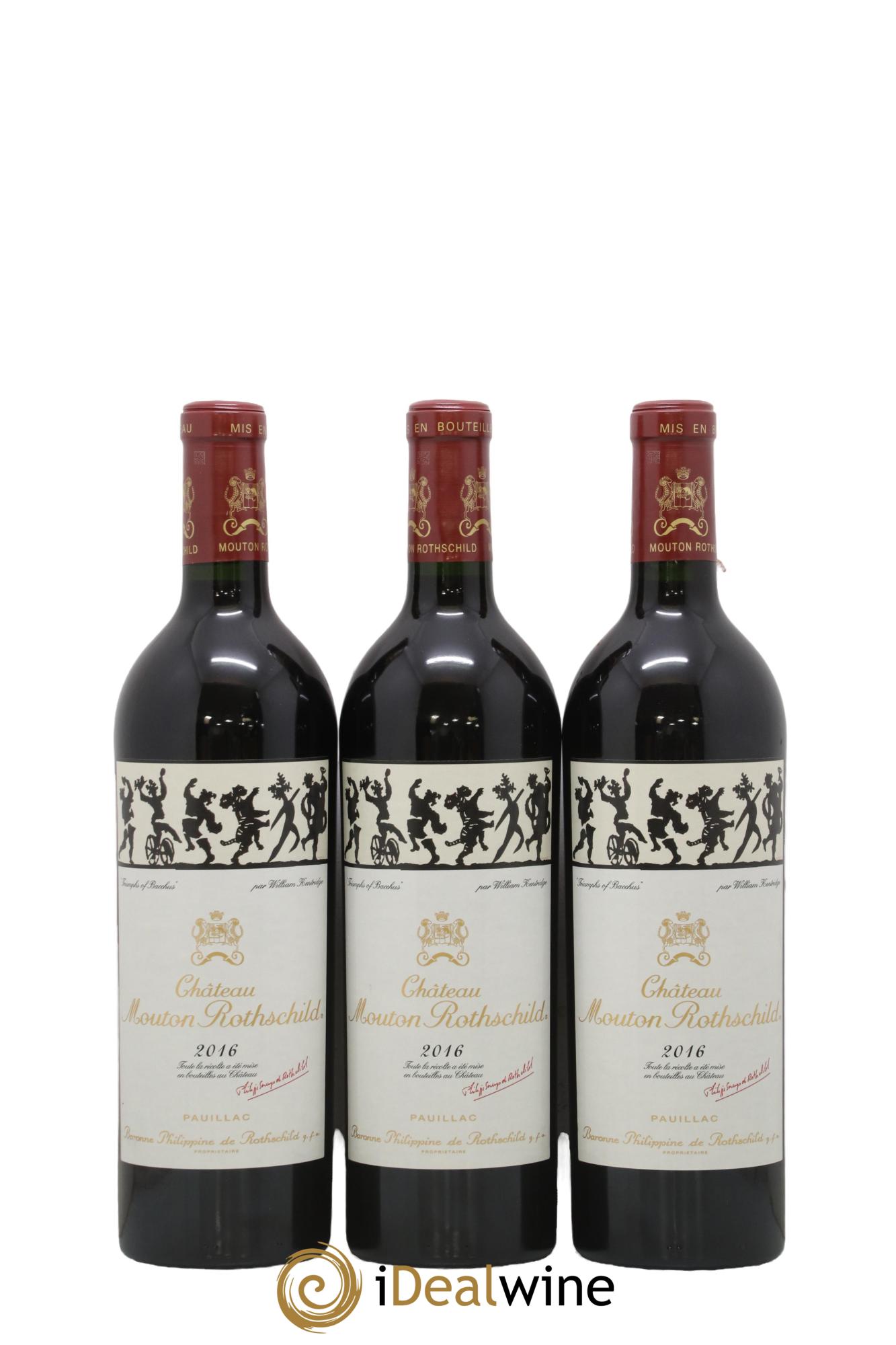 Château Mouton Rothschild 1er Grand Cru Classé 2016 - Lot de 6 bouteilles - 4