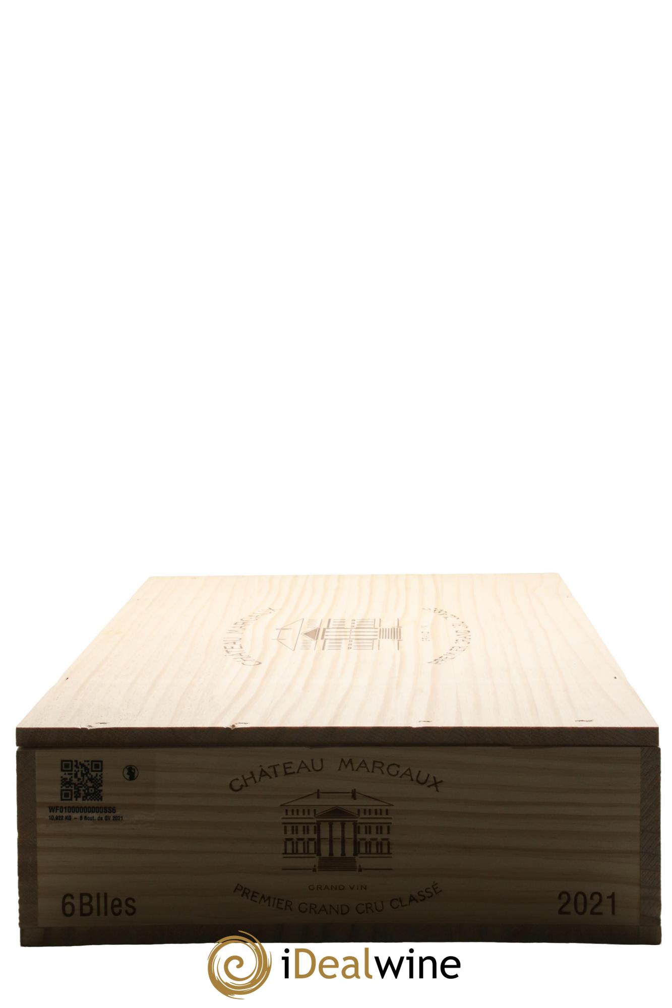 Château Margaux 1er Grand Cru Classé  2021 - Lot de 6 bouteilles - 6