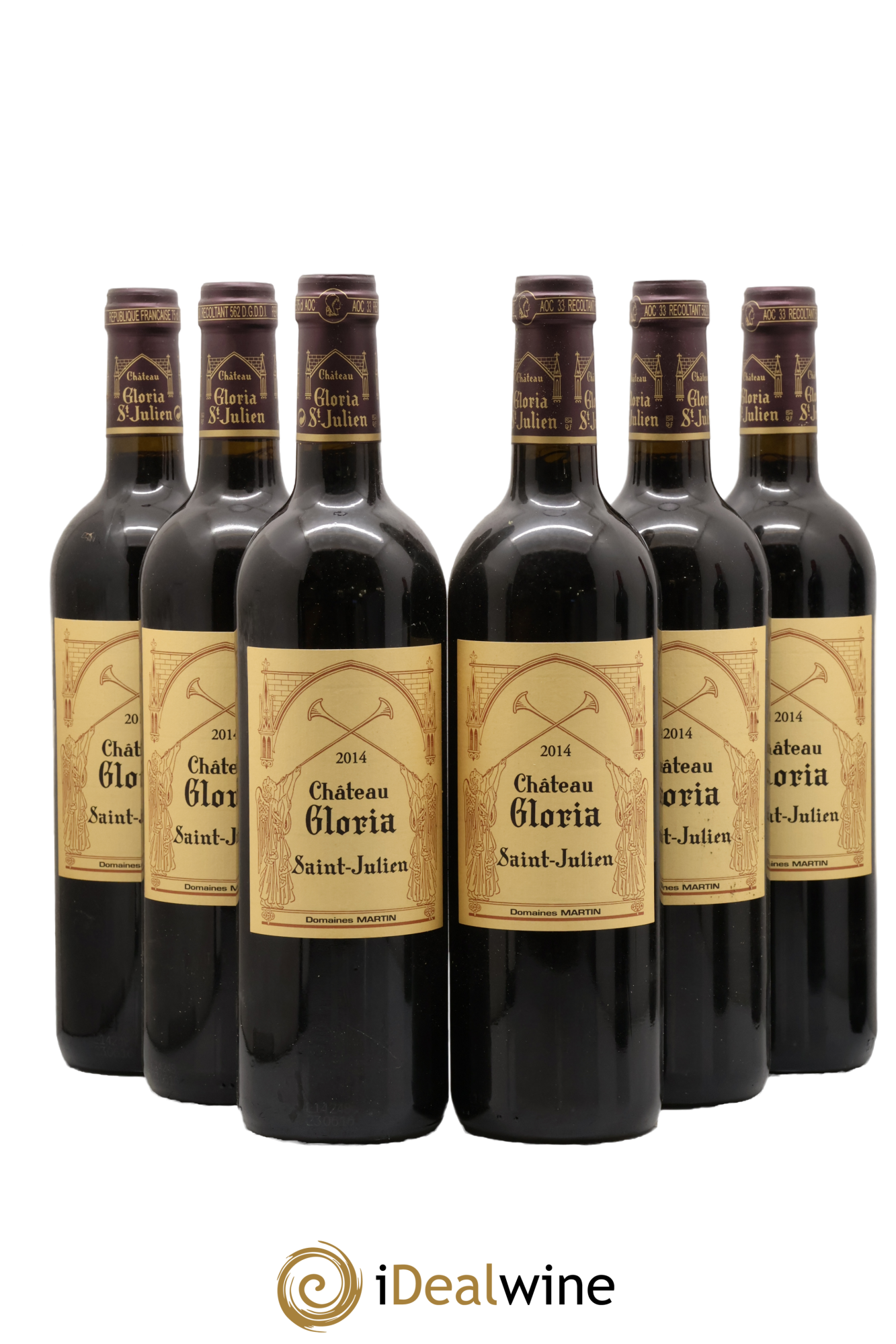 Château Gloria 2014 - Lot de 6 bouteilles - 0