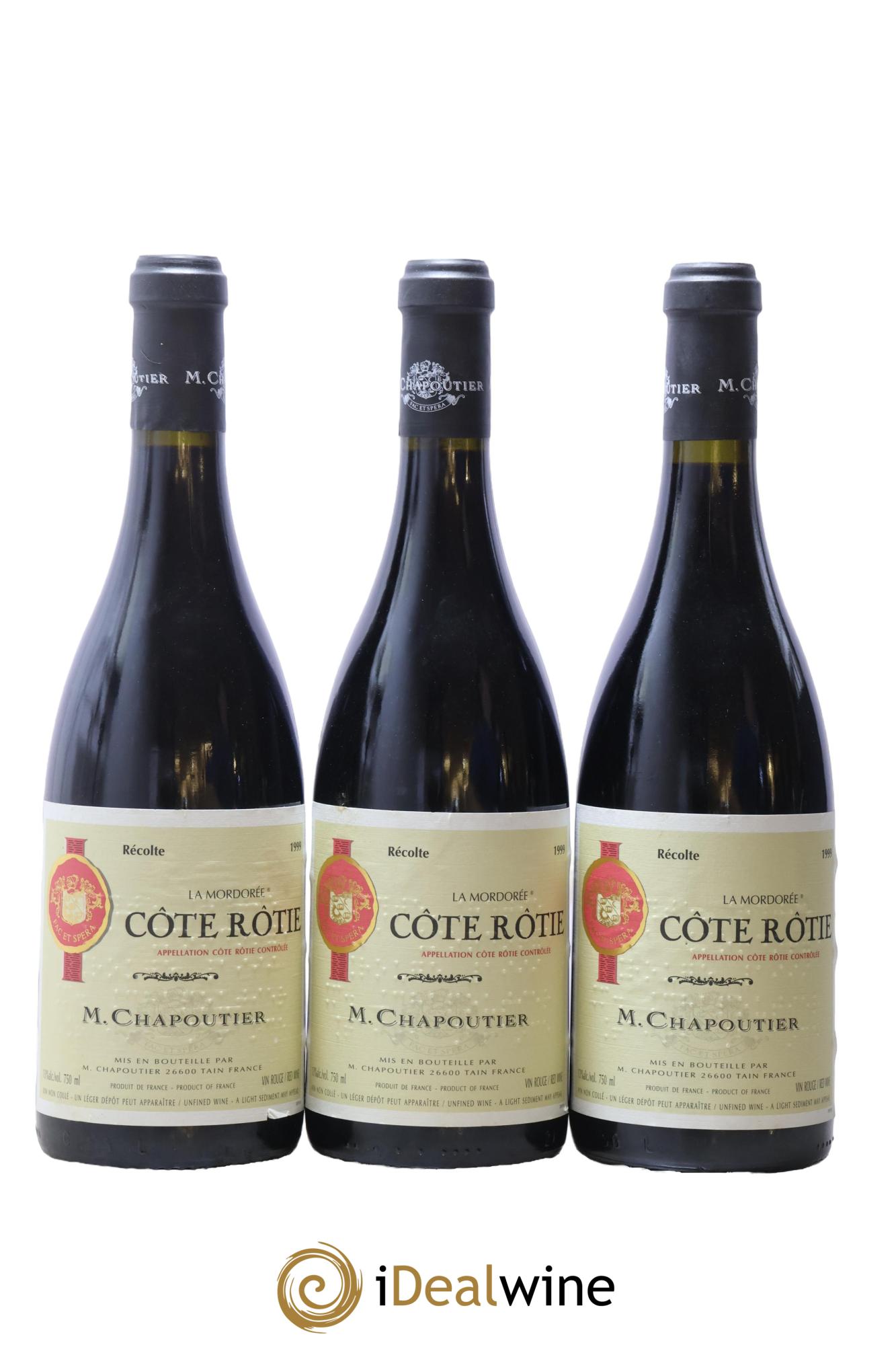 Côte-Rôtie La Mordorée Chapoutier 1999 - Lot de 6 bouteilles - 2