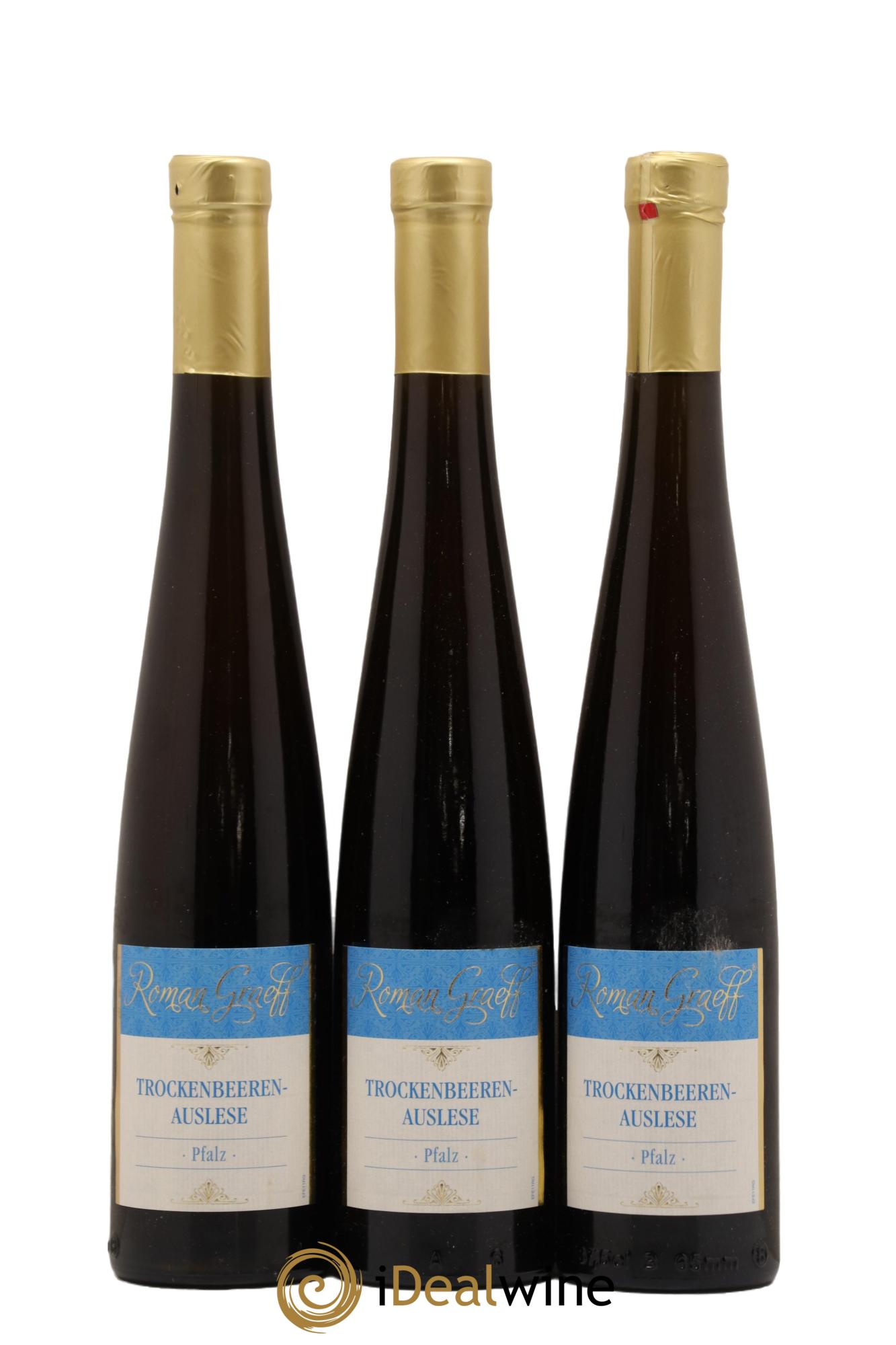Allemagne Pfalz Trockenbeerenauslese Roman Graeff 2015 - Lot de 6 demi bouteilles - 1