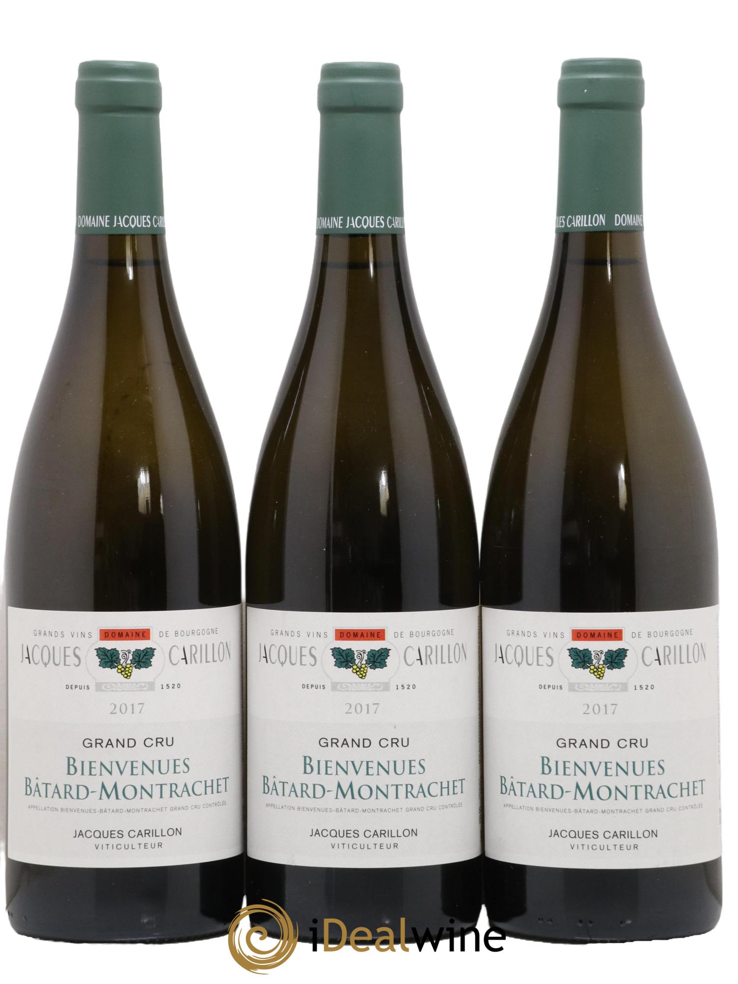Bienvenues-Bâtard-Montrachet Grand Cru Jacques Carillon (Domaine) 2017 - Lot de 3 bouteilles - 0