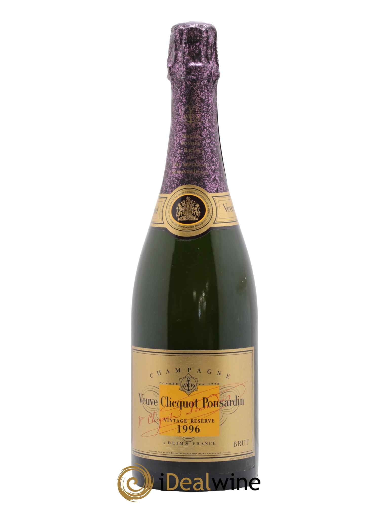 Brut Millésimé Veuve Clicquot 1996 - Lot de 1 bouteille - 1
