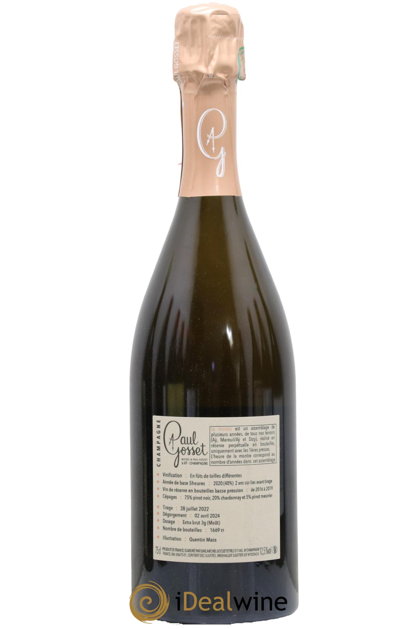 La Montre Paul Gosset - Lot de 1 bouteille - 1