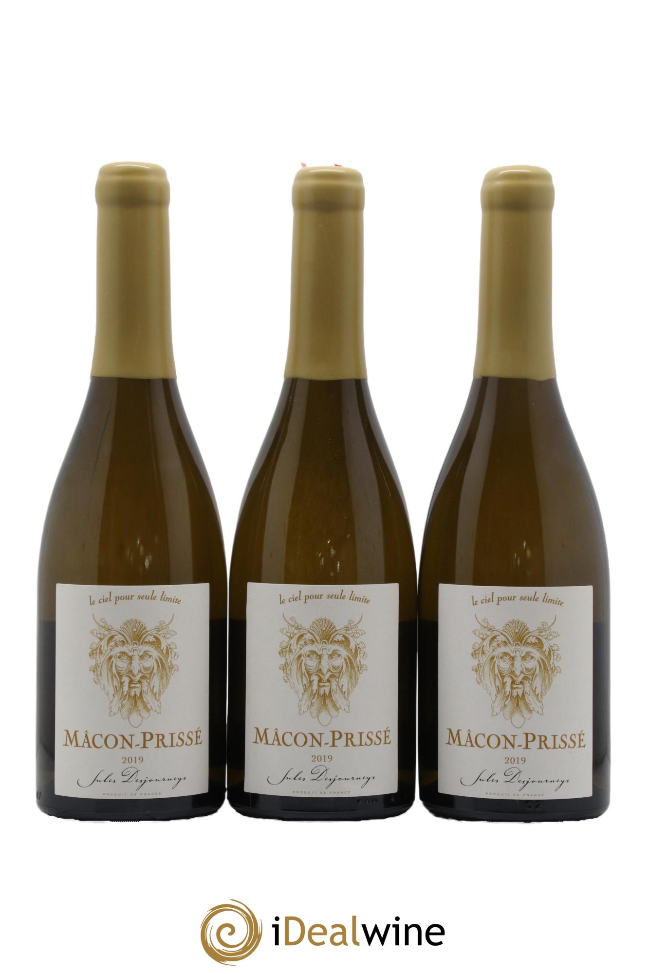 Mâcon-Prissé En Chailloux Jules Desjourneys 2019 - Posten von 3 Flaschen - 0