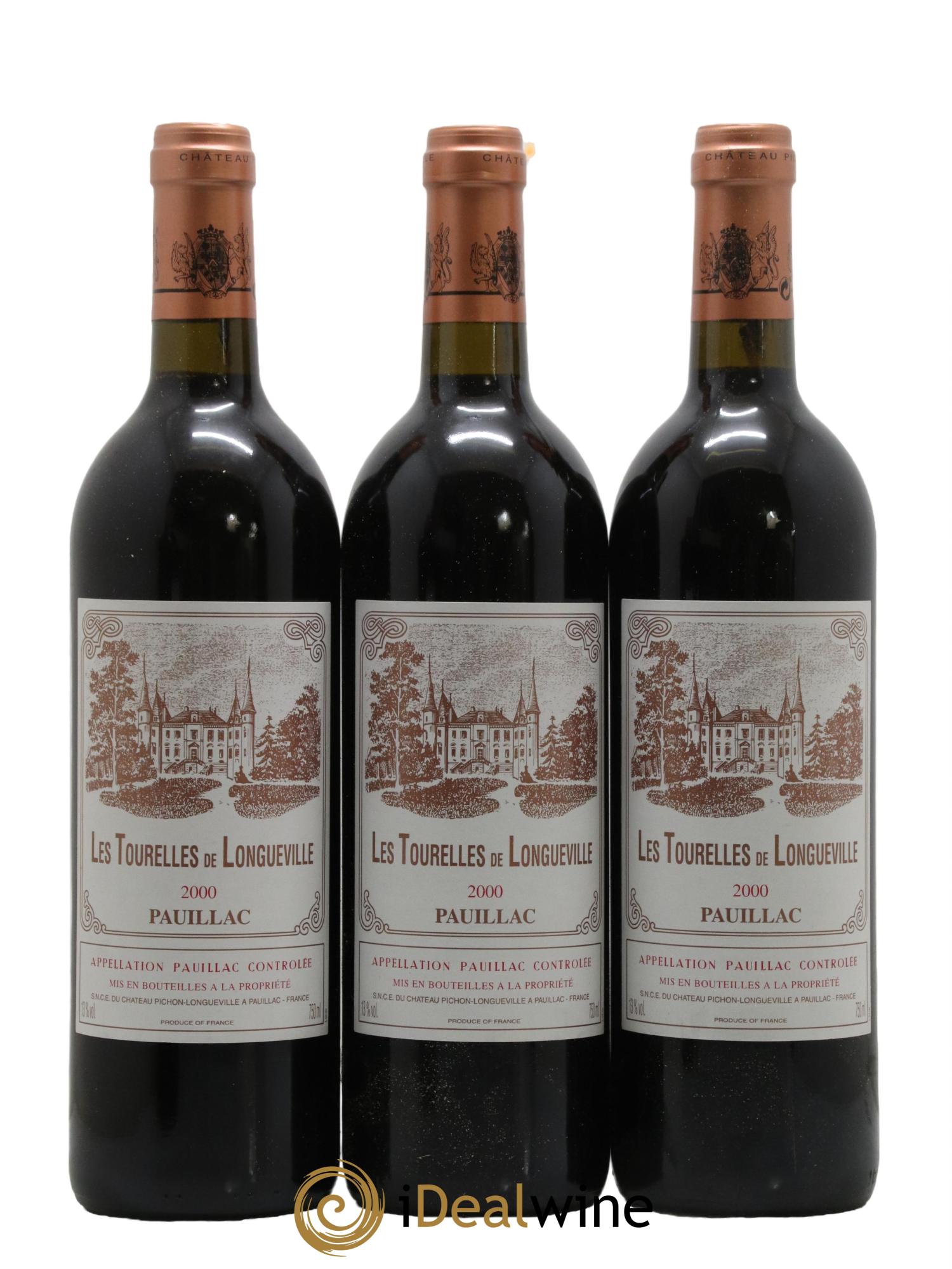 Les Tourelles de Longueville Second Vin 2000 - Lot de 6 bouteilles - 2