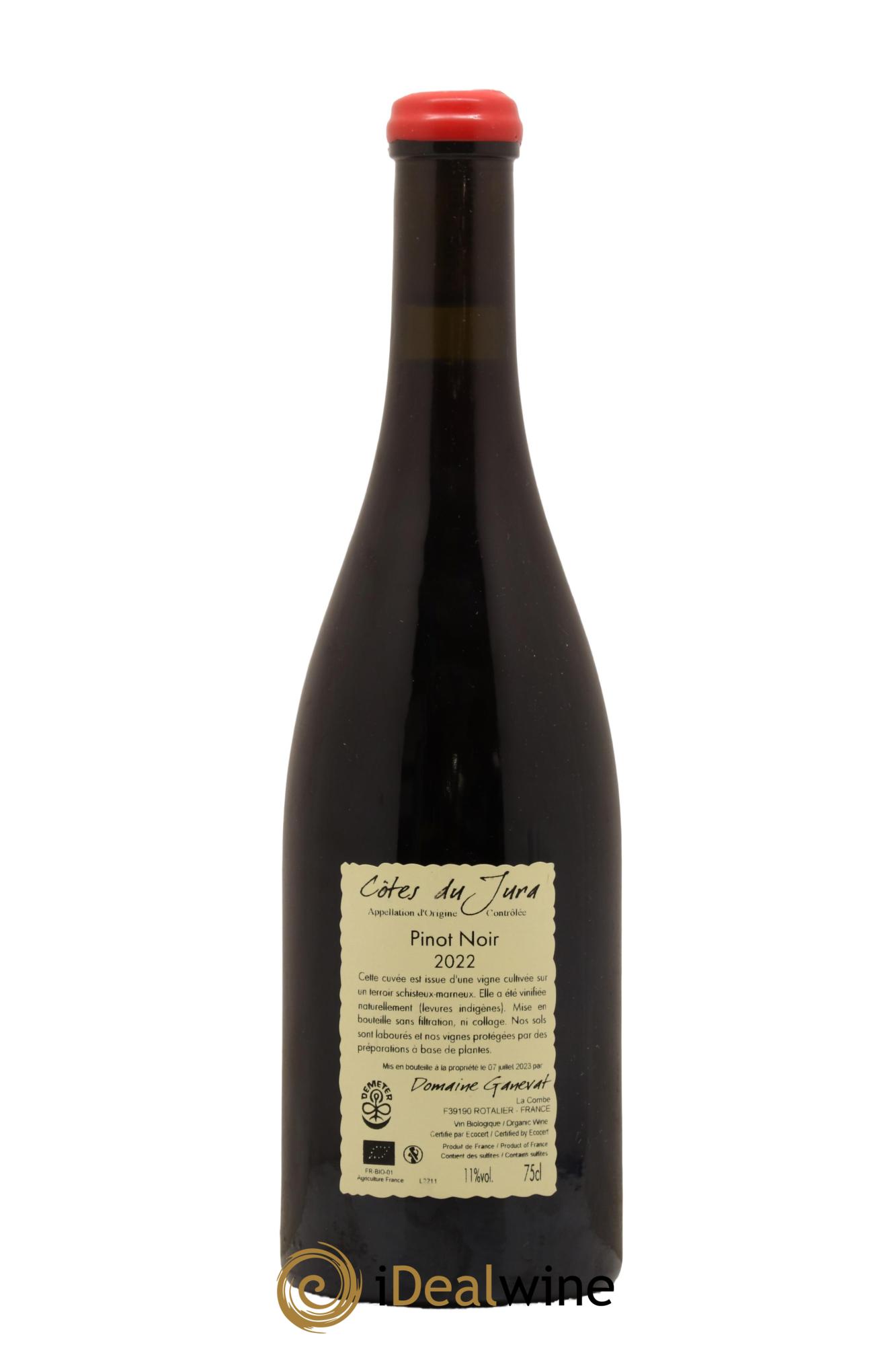 Côtes du Jura Pinot Noir En Billat  Jean-François Ganevat (Domaine)  2022 - Lot de 1 bouteille - 1