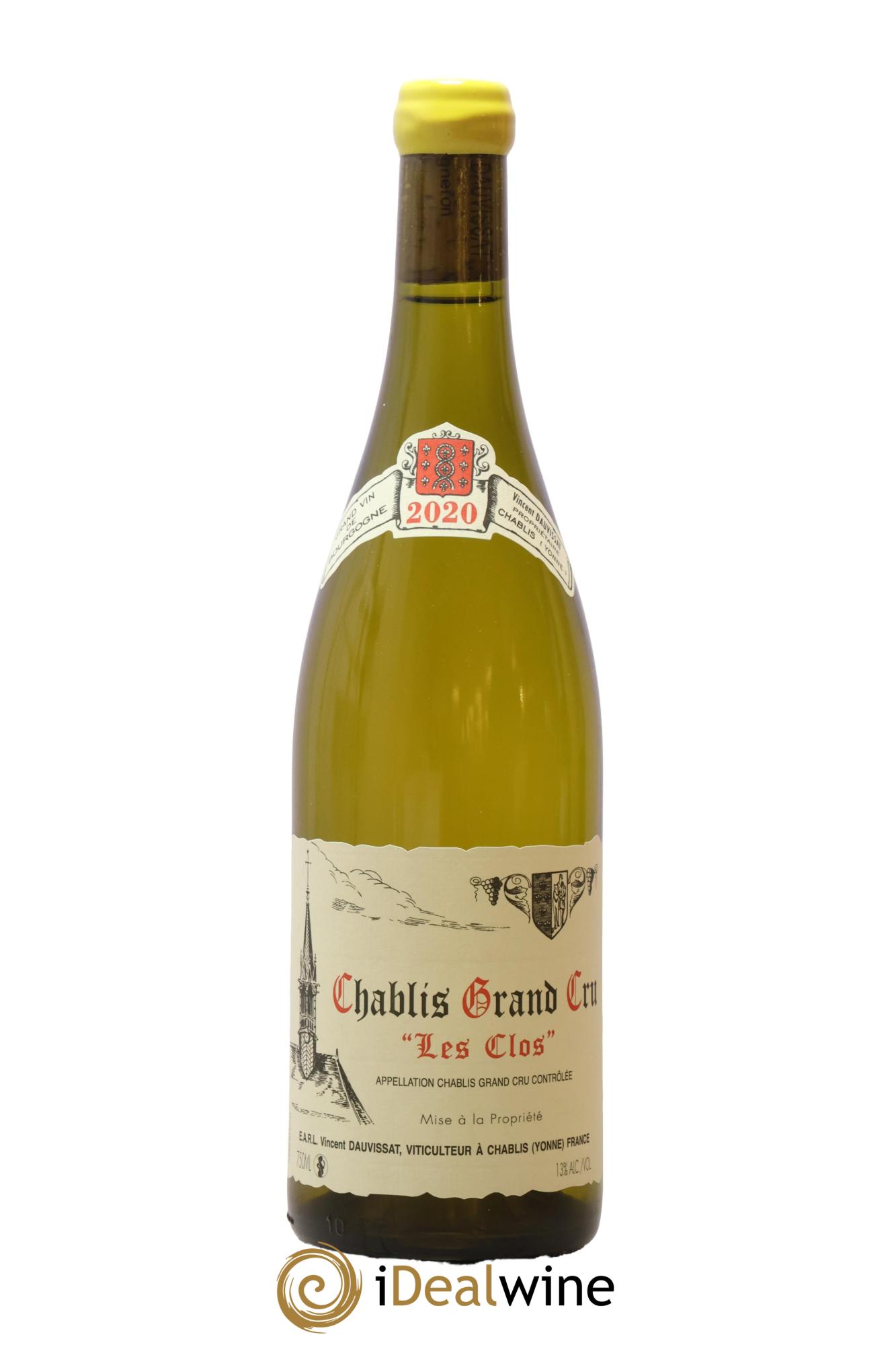 Chablis Grand Cru Les Clos Vincent Dauvissat (Domaine) 2020 - Posten von 1 Flasche - 0