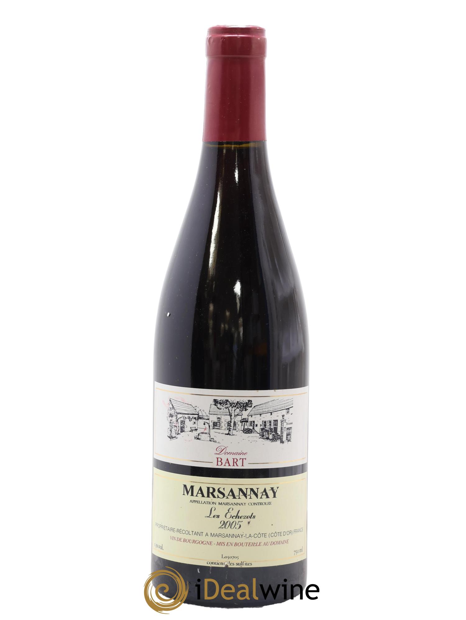 Marsannay Les Echézots Bart (Domaine) 2005 - Lot de 1 bouteille - 0