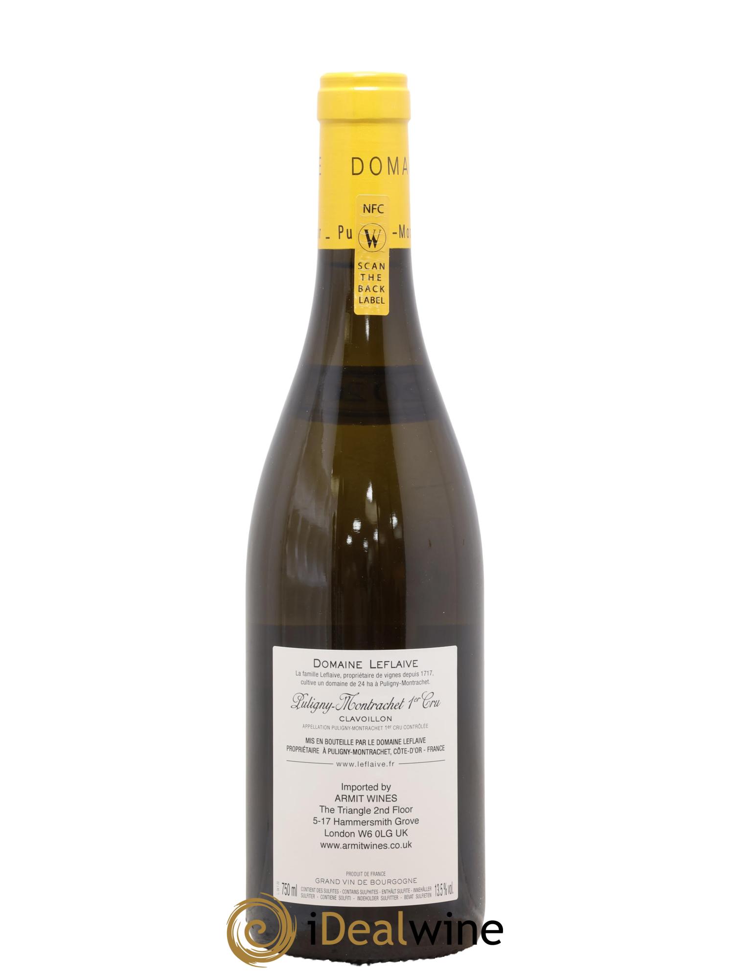 Puligny-Montrachet 1er Cru Clavoillon Leflaive (Domaine) 2020 - Lot of 1 bottle - 1