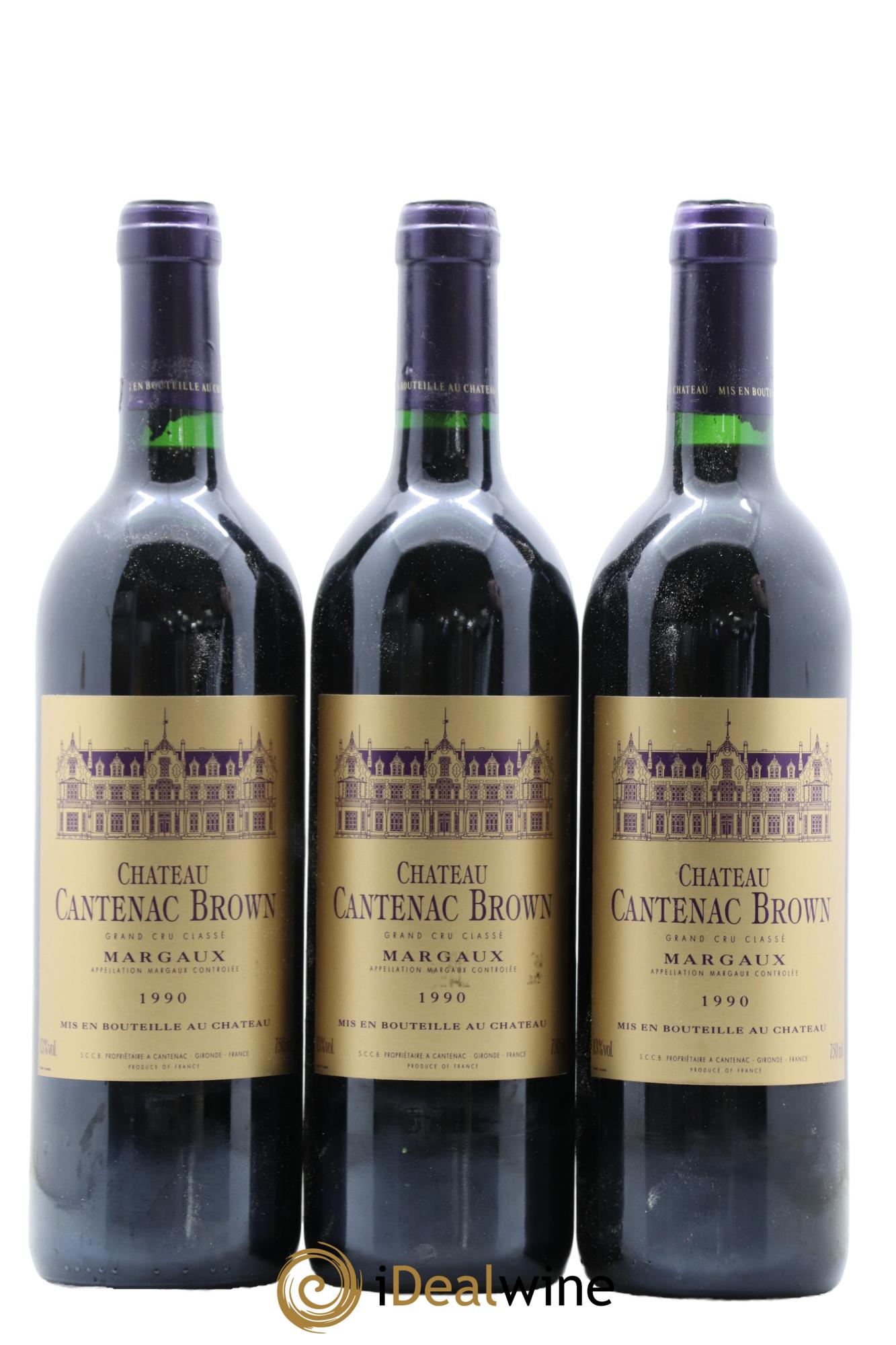 Château Cantenac Brown 3ème Grand Cru Classé 1990 - Lot de 12 bouteilles - 4