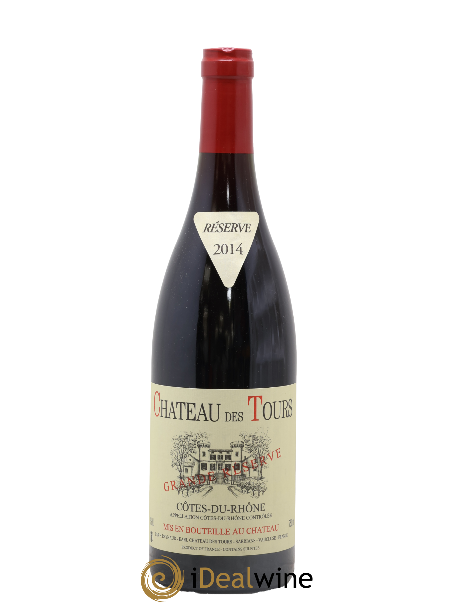 Côtes-du-Rhône Château des Tours Grande Réserve Emmanuel Reynaud 2014 - Lot de 1 bouteille - 0