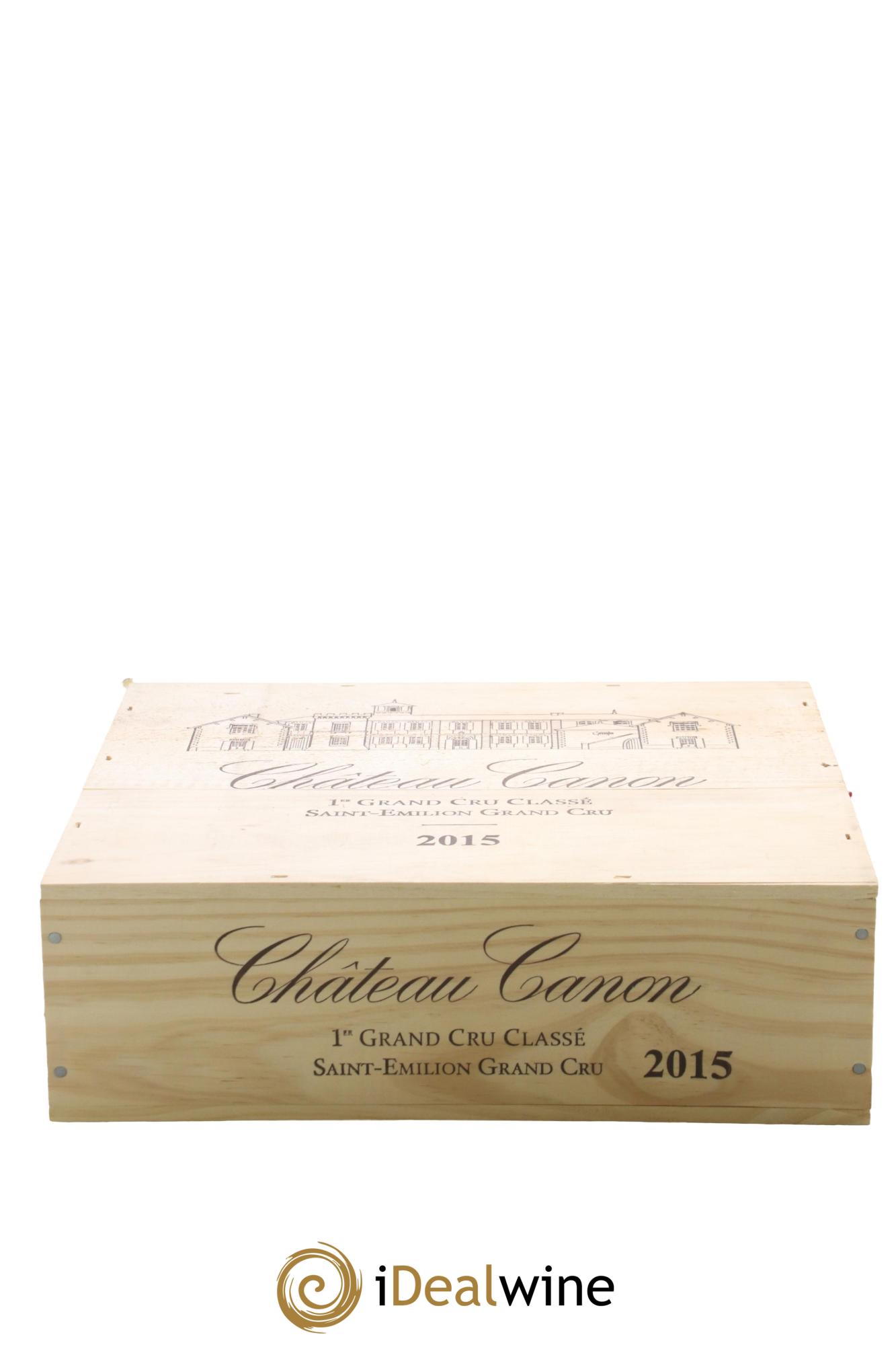 Château Canon 1er Grand Cru Classé B 2015 - Lotto di 3 bottiglie - 1