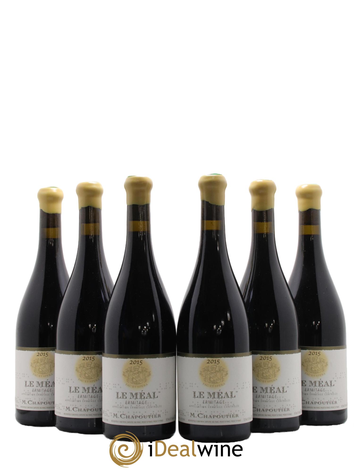 Hermitage Ermitage Le Méal Chapoutier 2015 - Lot de 6 bouteilles - 0