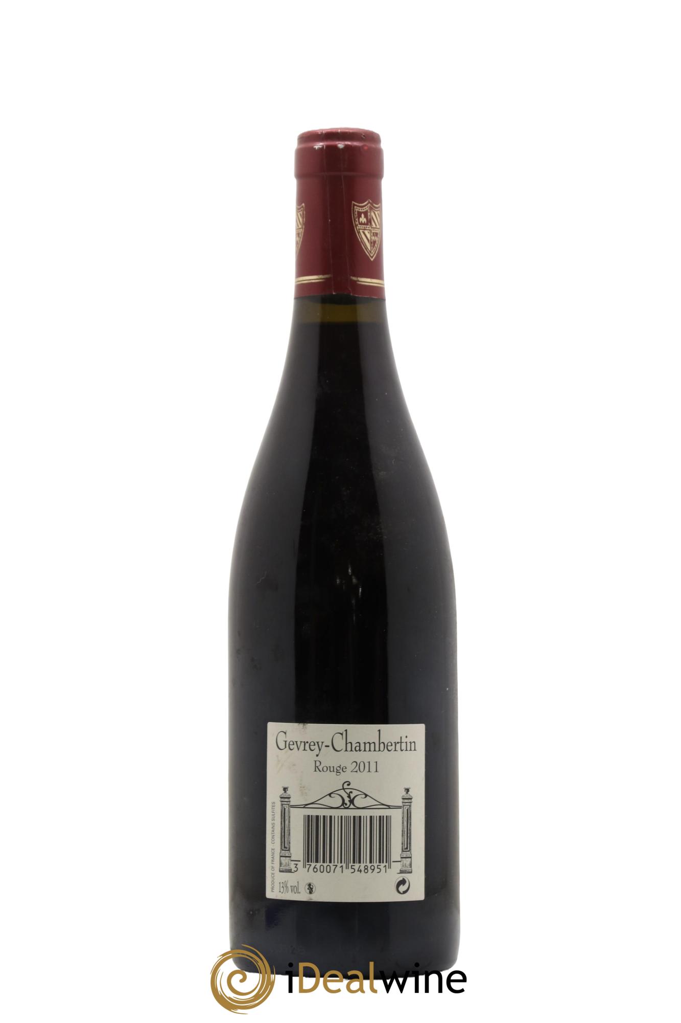 Gevrey-Chambertin Bernard Lagarrigue 2011 - Lot de 1 bouteille - 1