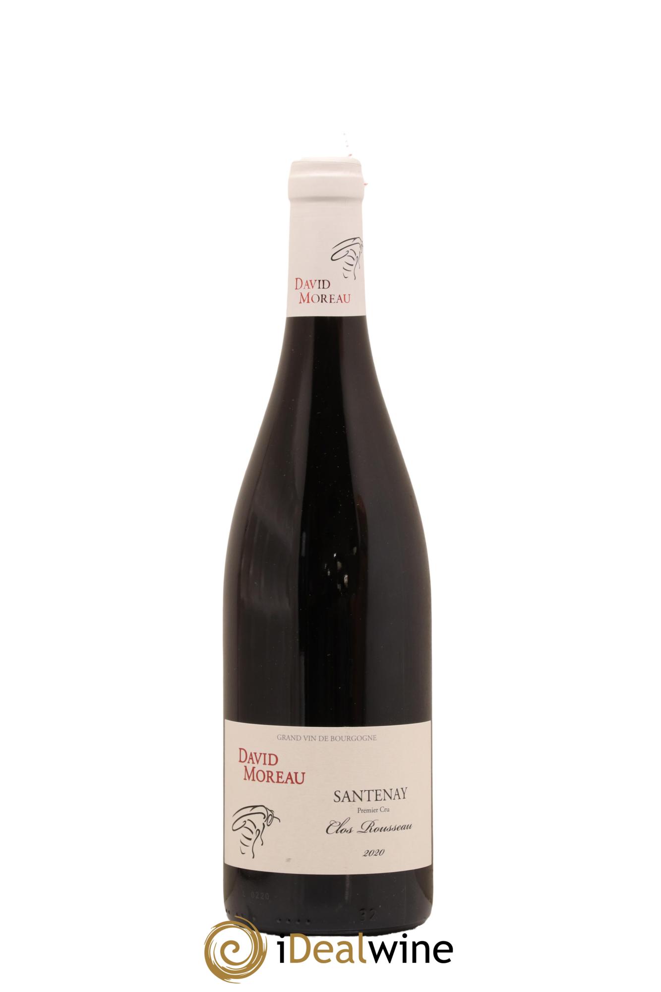 Santenay 1er Cru Clos Rousseau Domaine David Moreau 2020 - Lot de 1 bouteille - 0