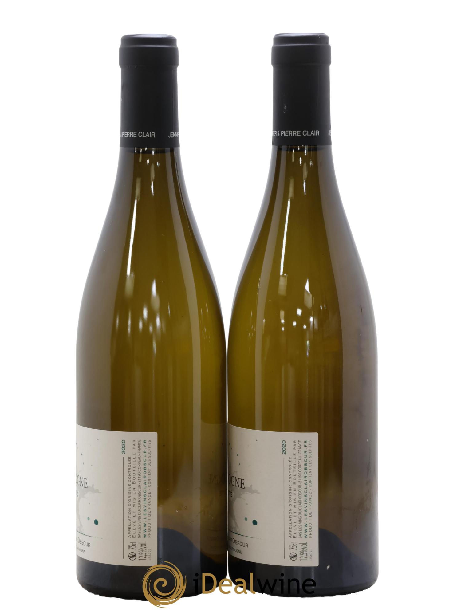 Bourgogne Aligoté Domaine Clair Obscur 2020 - Posten von 2 Flaschen - 1