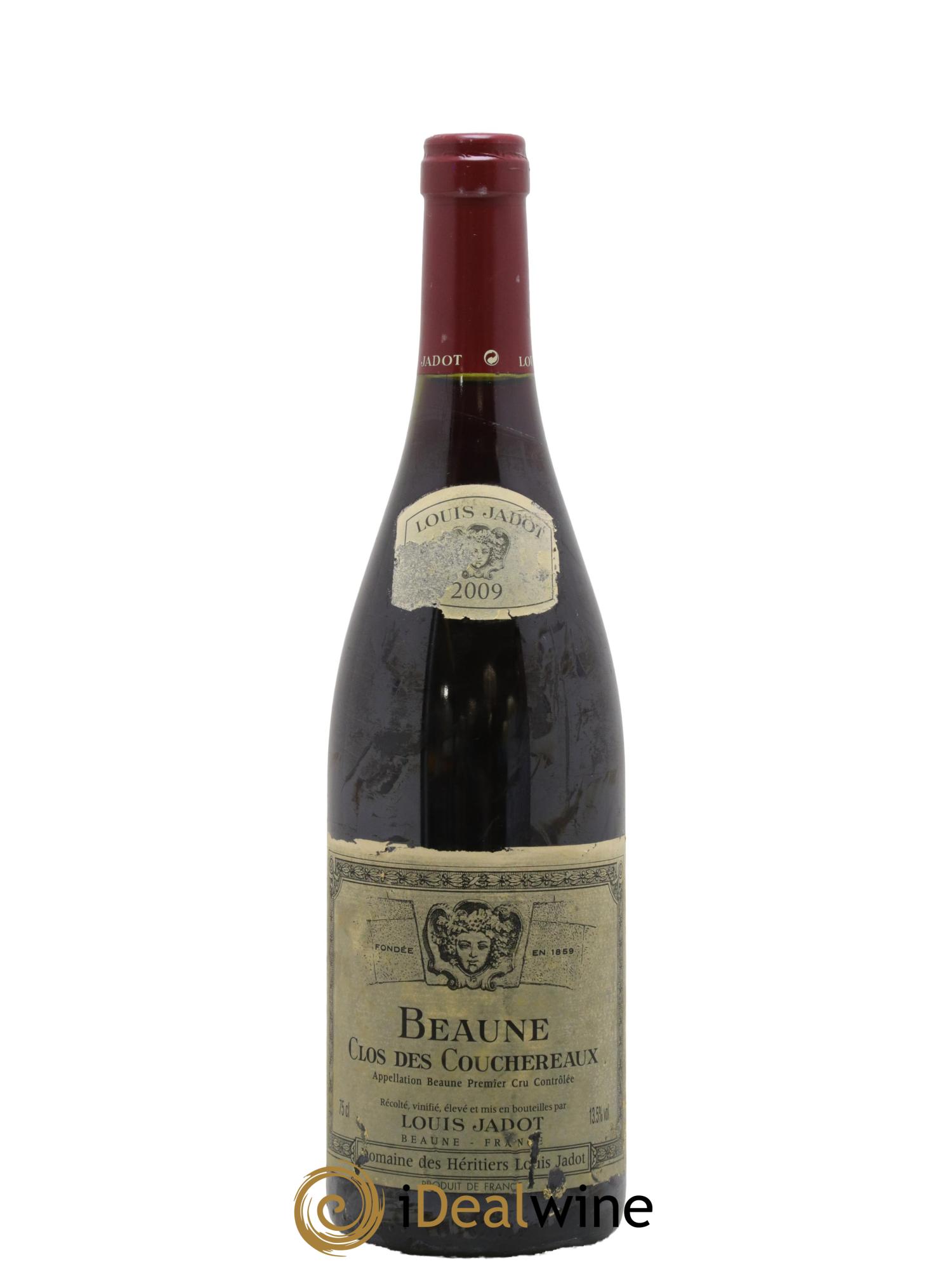 Beaune 1er Cru Clos des Couchereaux Héritiers Louis Jadot (Domaine des) - Louis Jadot 2009 - Lot de 1 bouteille - 0