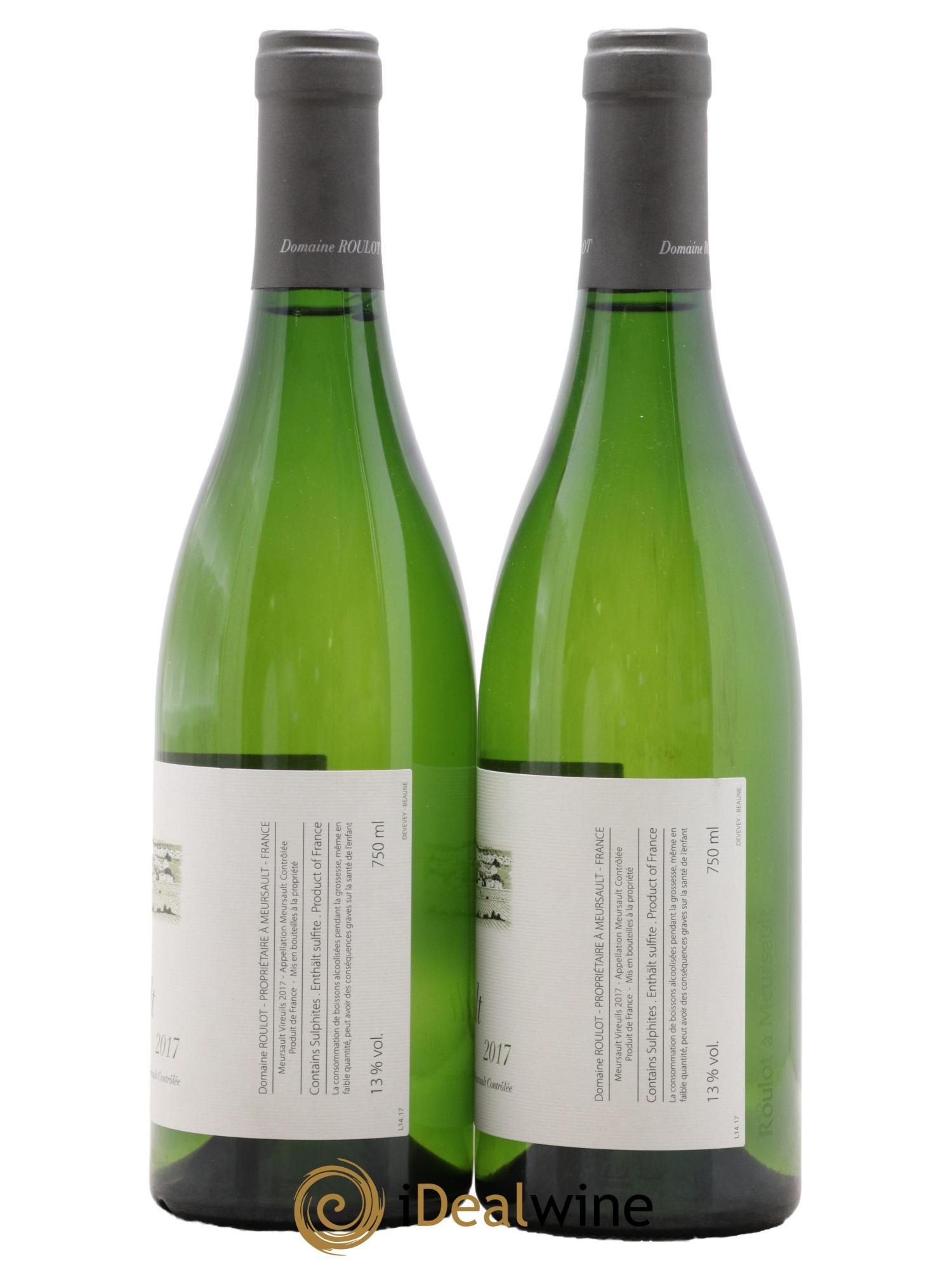 Meursault Les Vireuils Roulot (Domaine) 2017 - Lotto di 2 bottiglie - 1