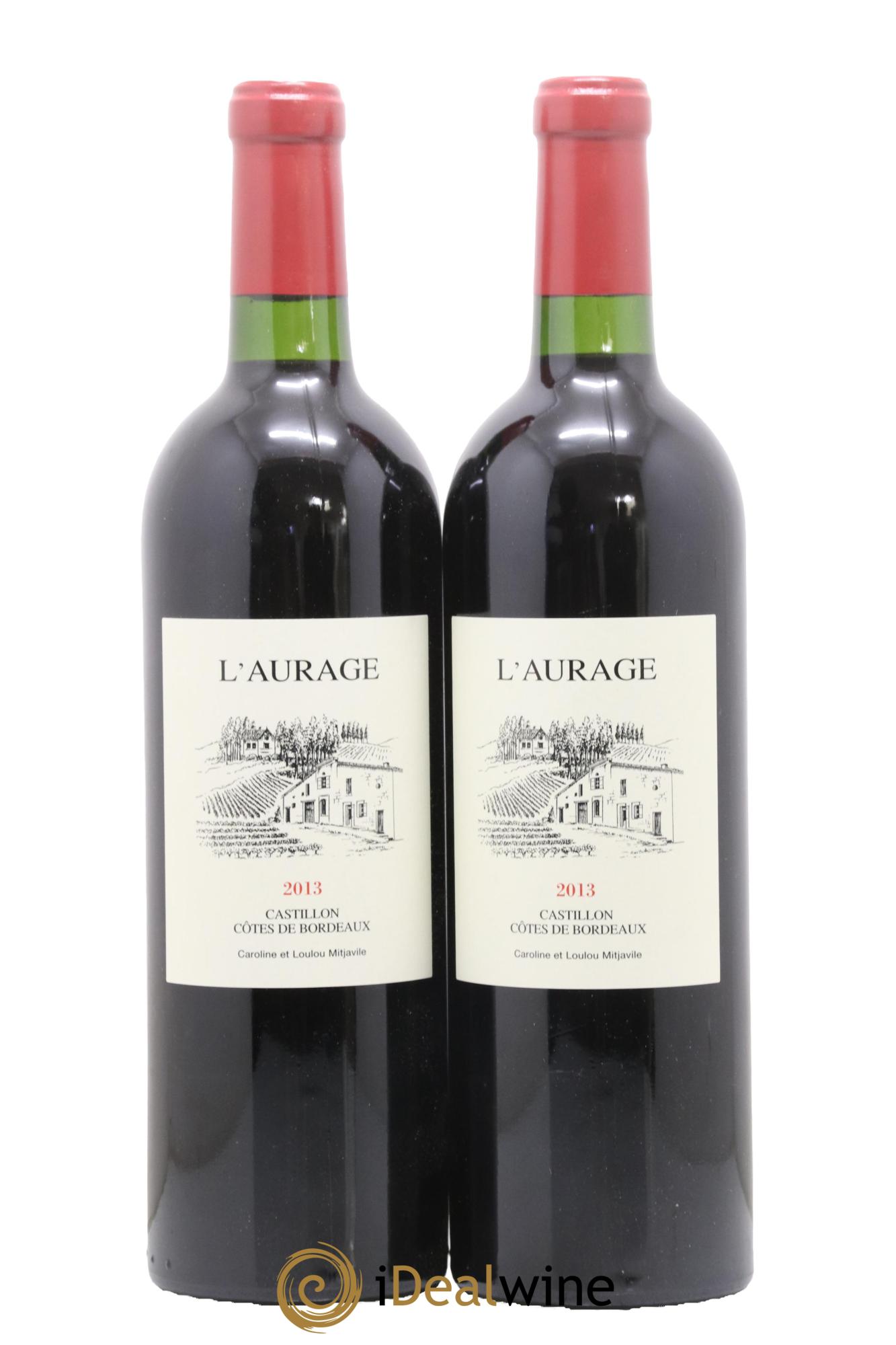L'Aurage 2013 - Lot de 2 bouteilles - 0