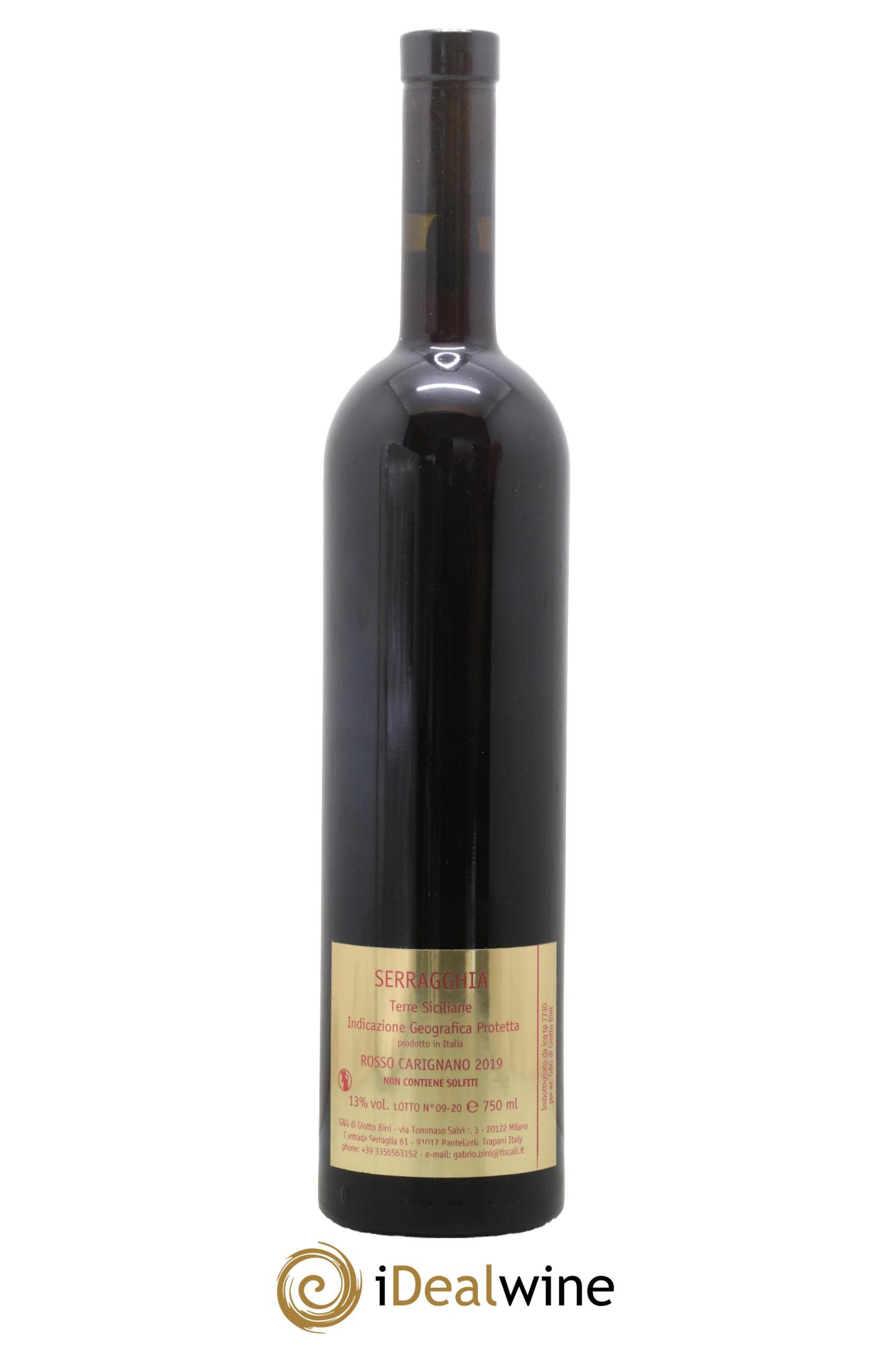 Terre Siciliane Azienda Serragghia Riserva Giotto 2019 - Lotto di 1 bottiglia - 1